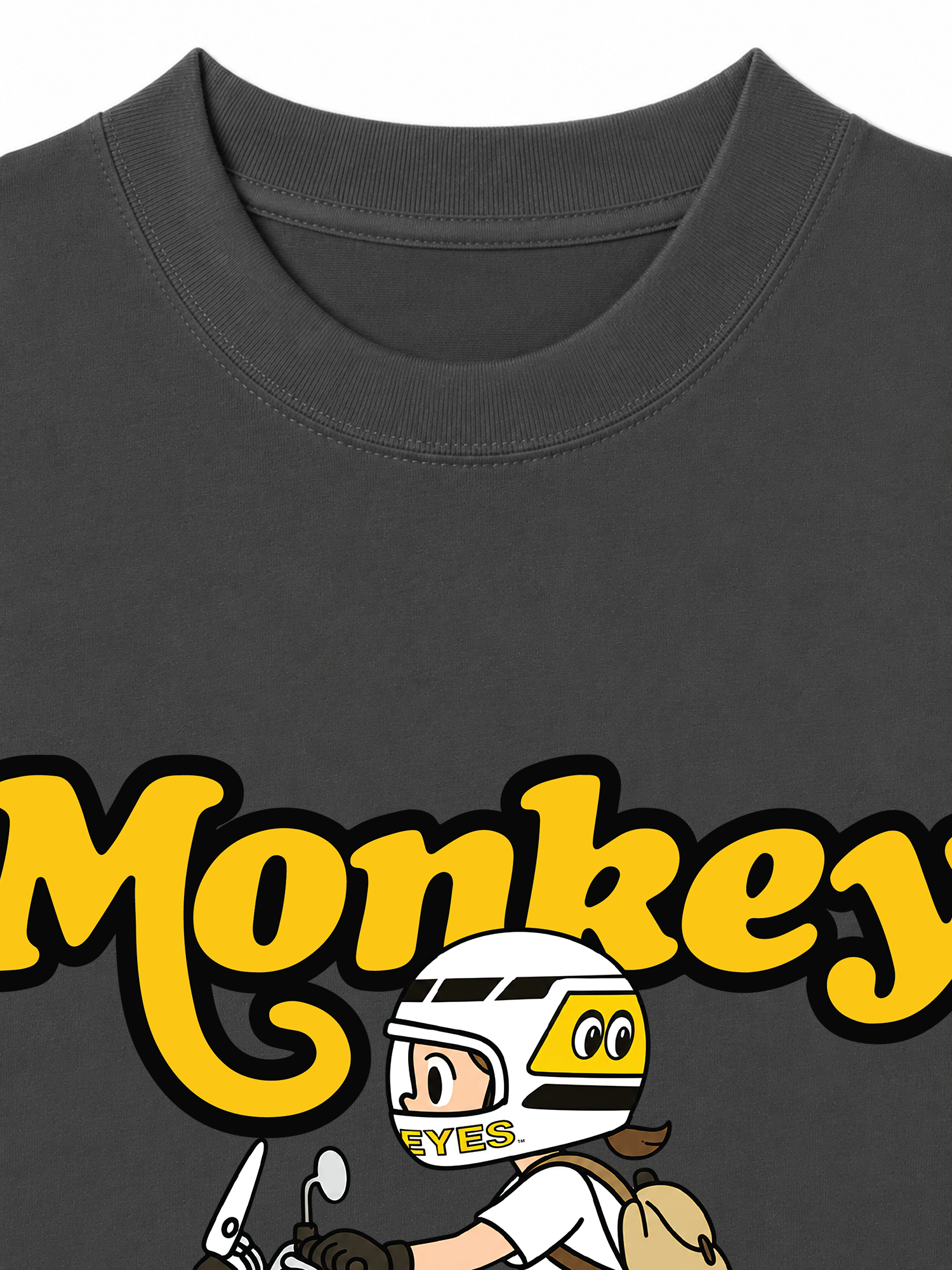 Áo Thun Relaxed Fit Motobike Monkey