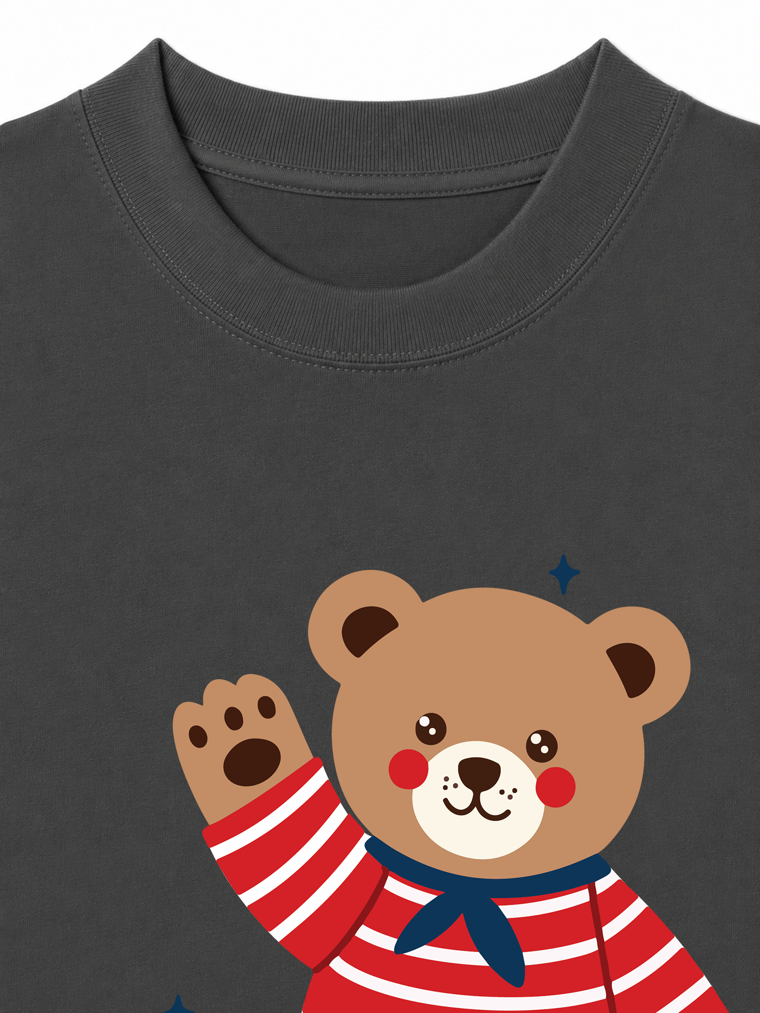 Áo Thun Relaxed Fit Bear Town Bear With Books