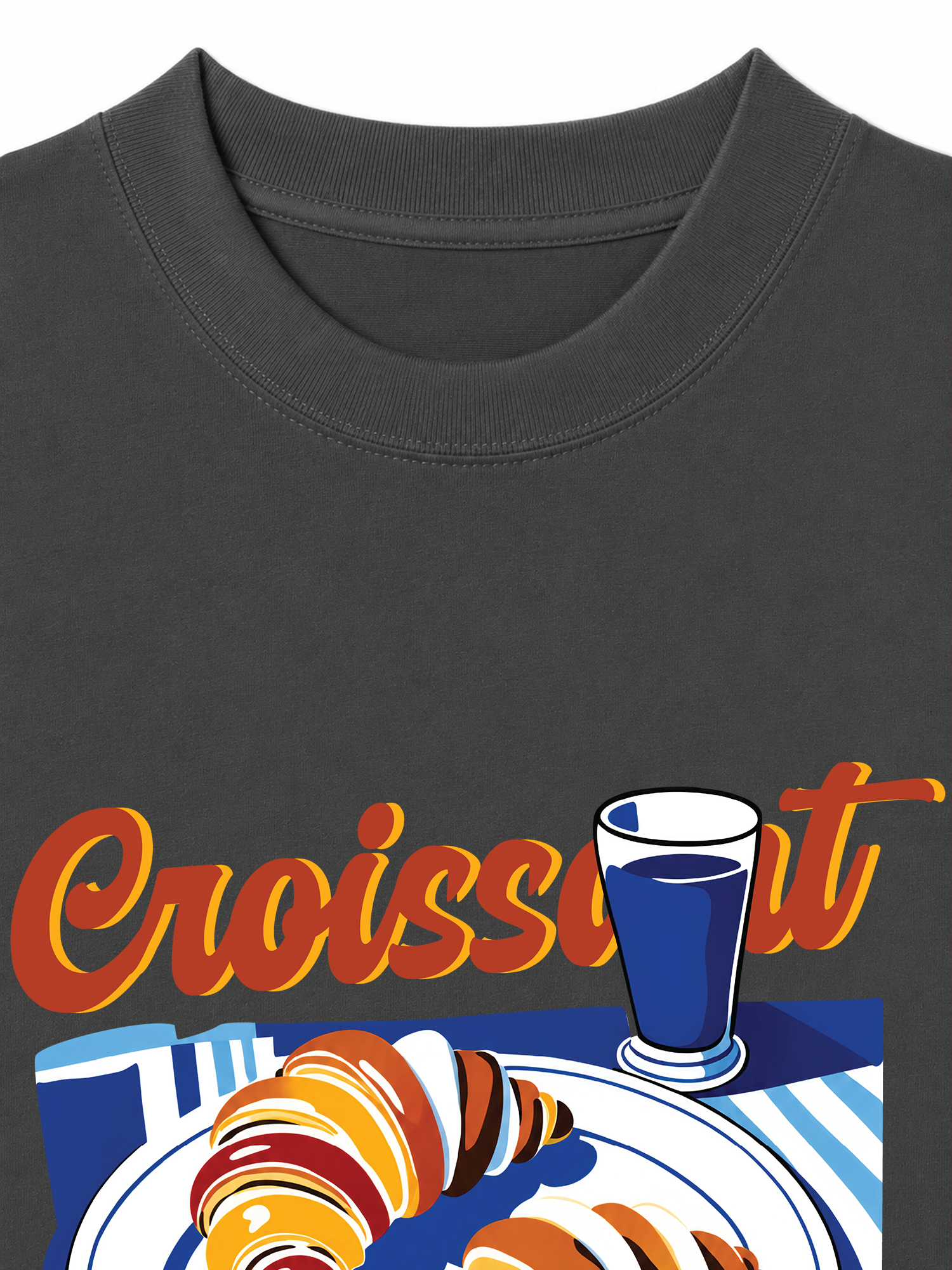 Áo Thun Relaxed Fit Croissant