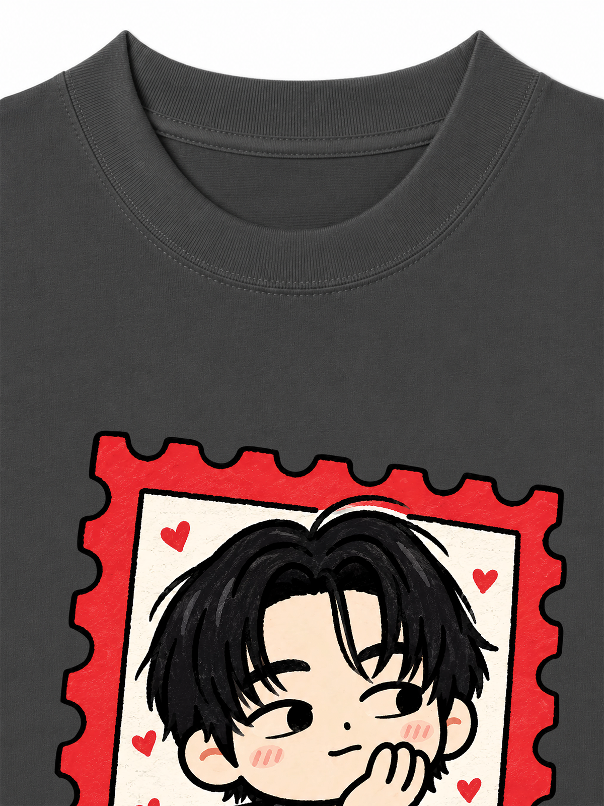 Áo Thun Relaxed Fit Teahyung Chibi