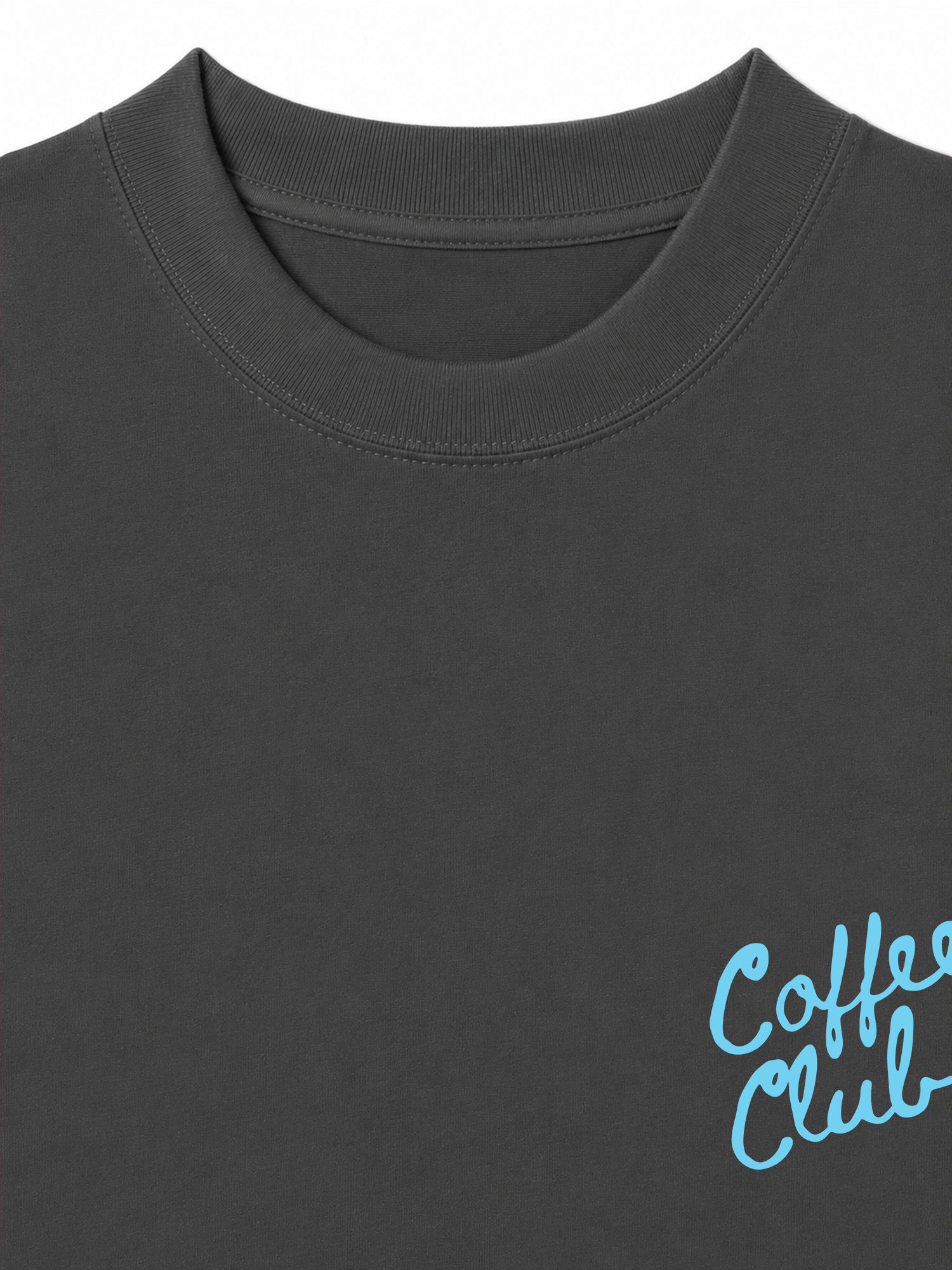 Áo Thun Relaxed Fit Coffee Club Blue