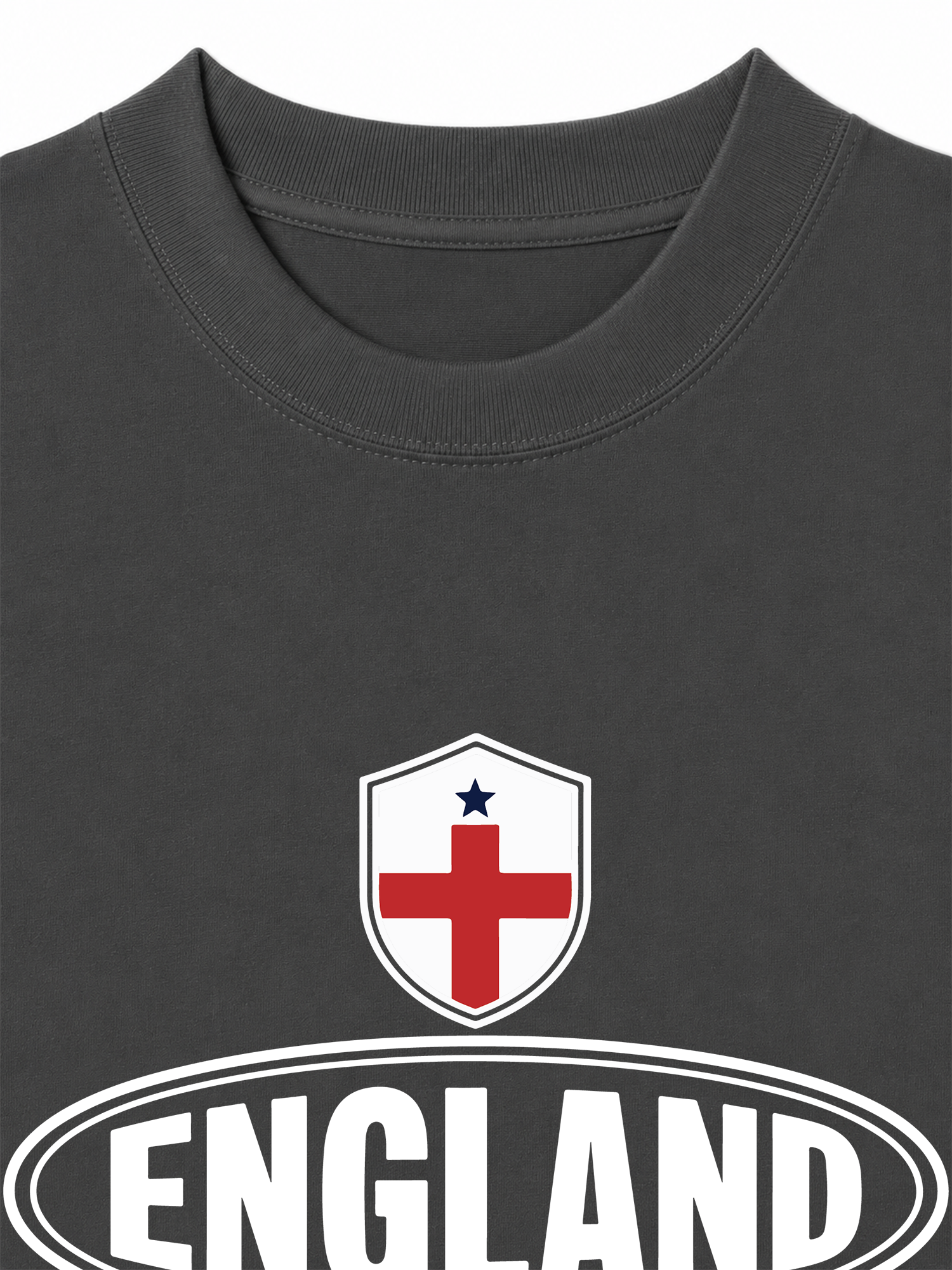 Áo Thun Relaxed Fit Soccer England Red White Spirit