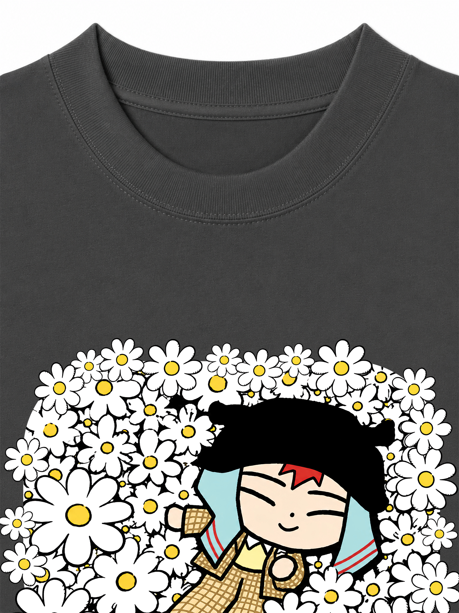 Áo Thun Relaxed Fit GD Daisy Flower
