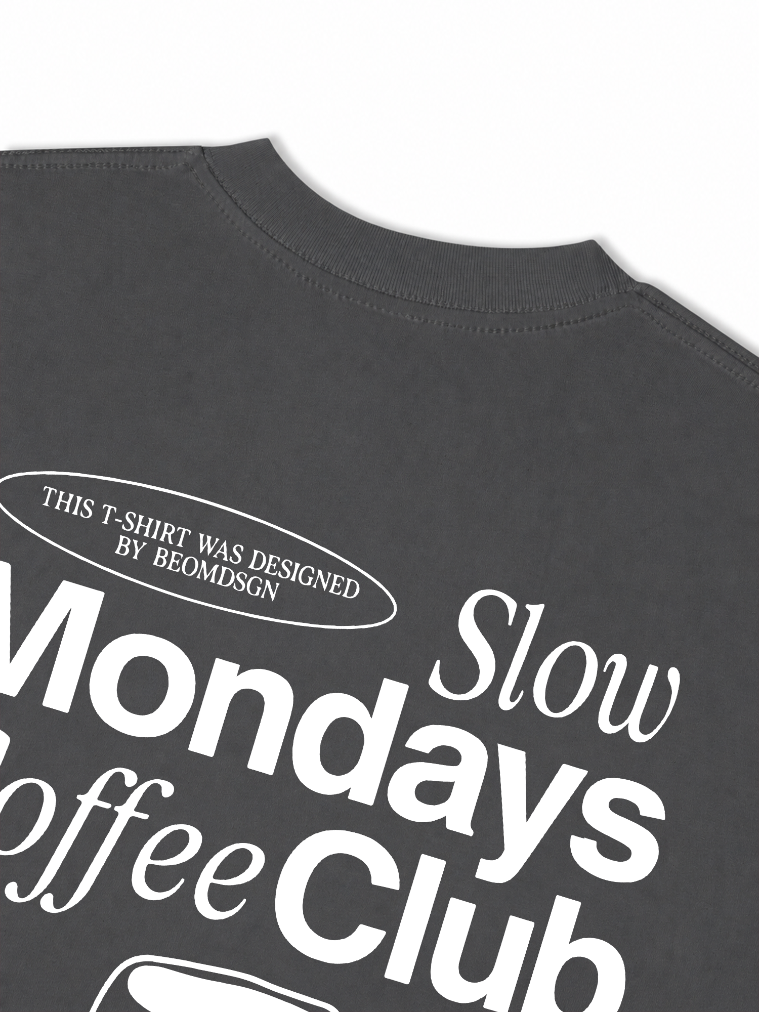 Áo Thun Relaxed Fit Slow Monday Coffee Club