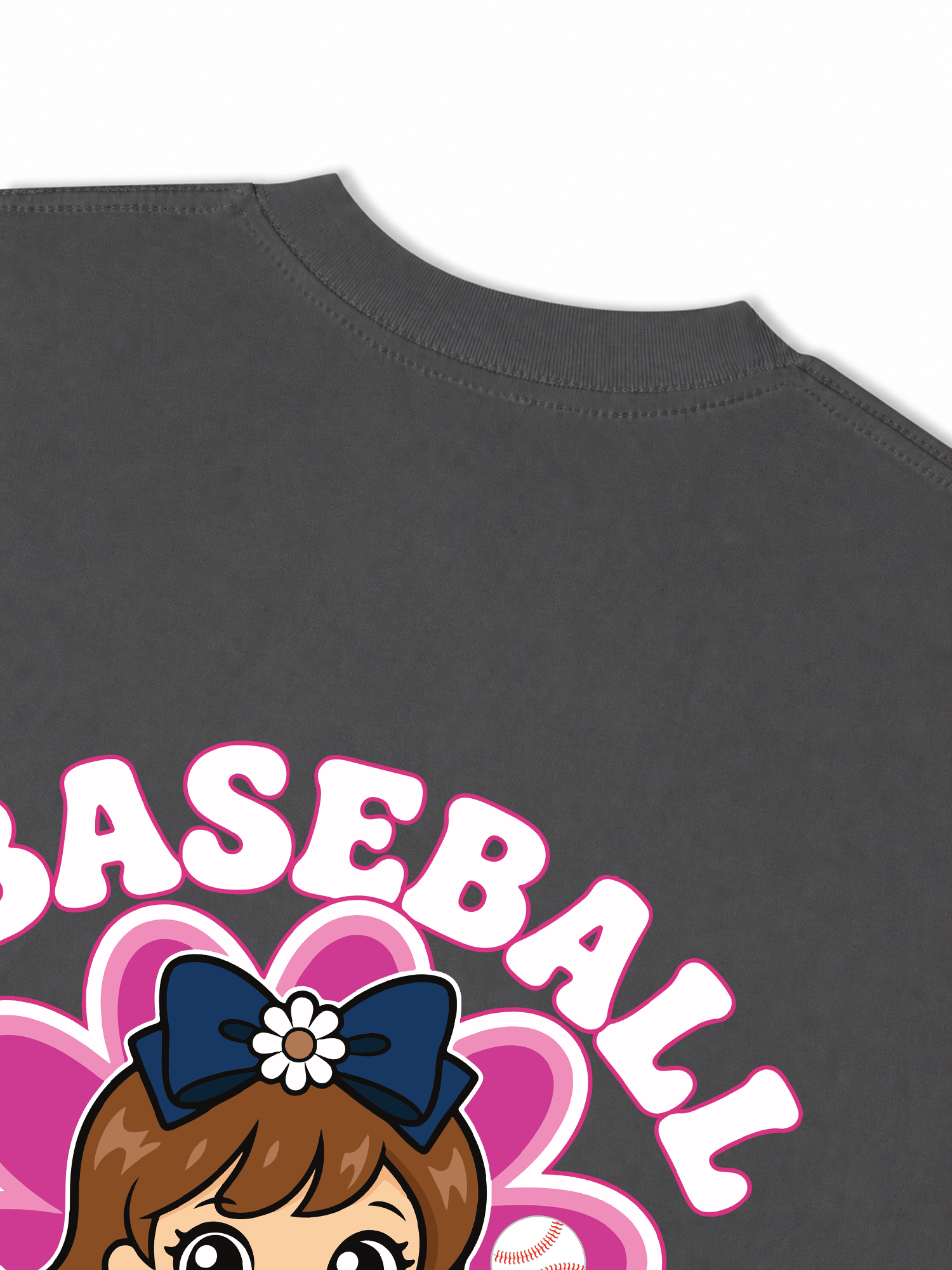 Áo Thun Relaxed Fit Baseball Pink SF