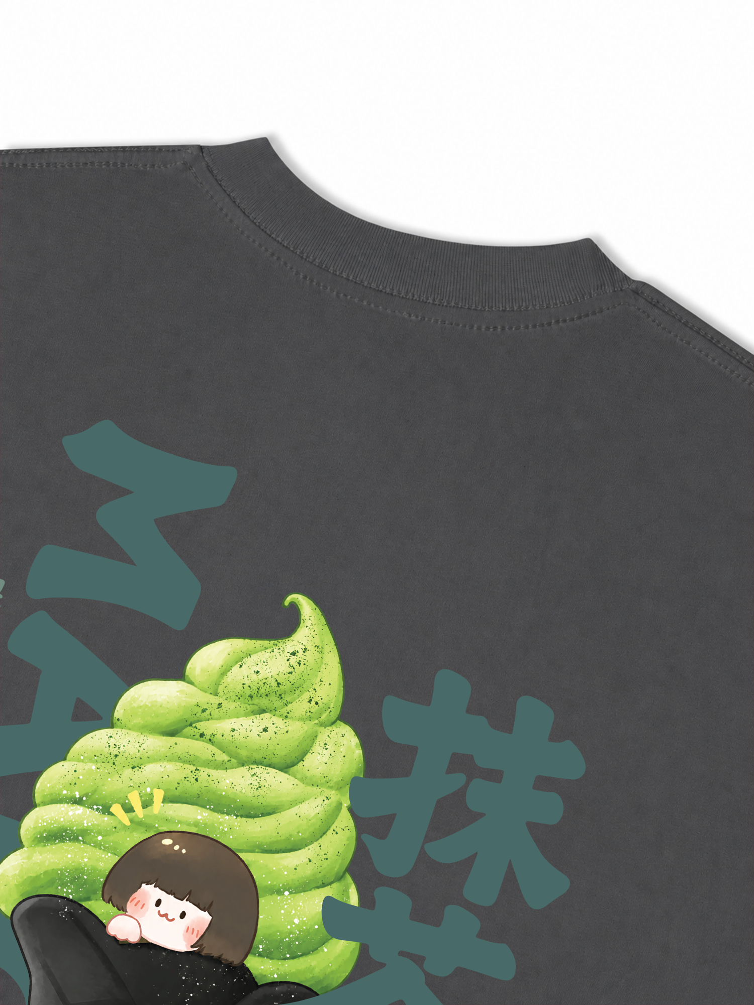 Áo Thun Relaxed Fit Daily Cup Matcha Cream