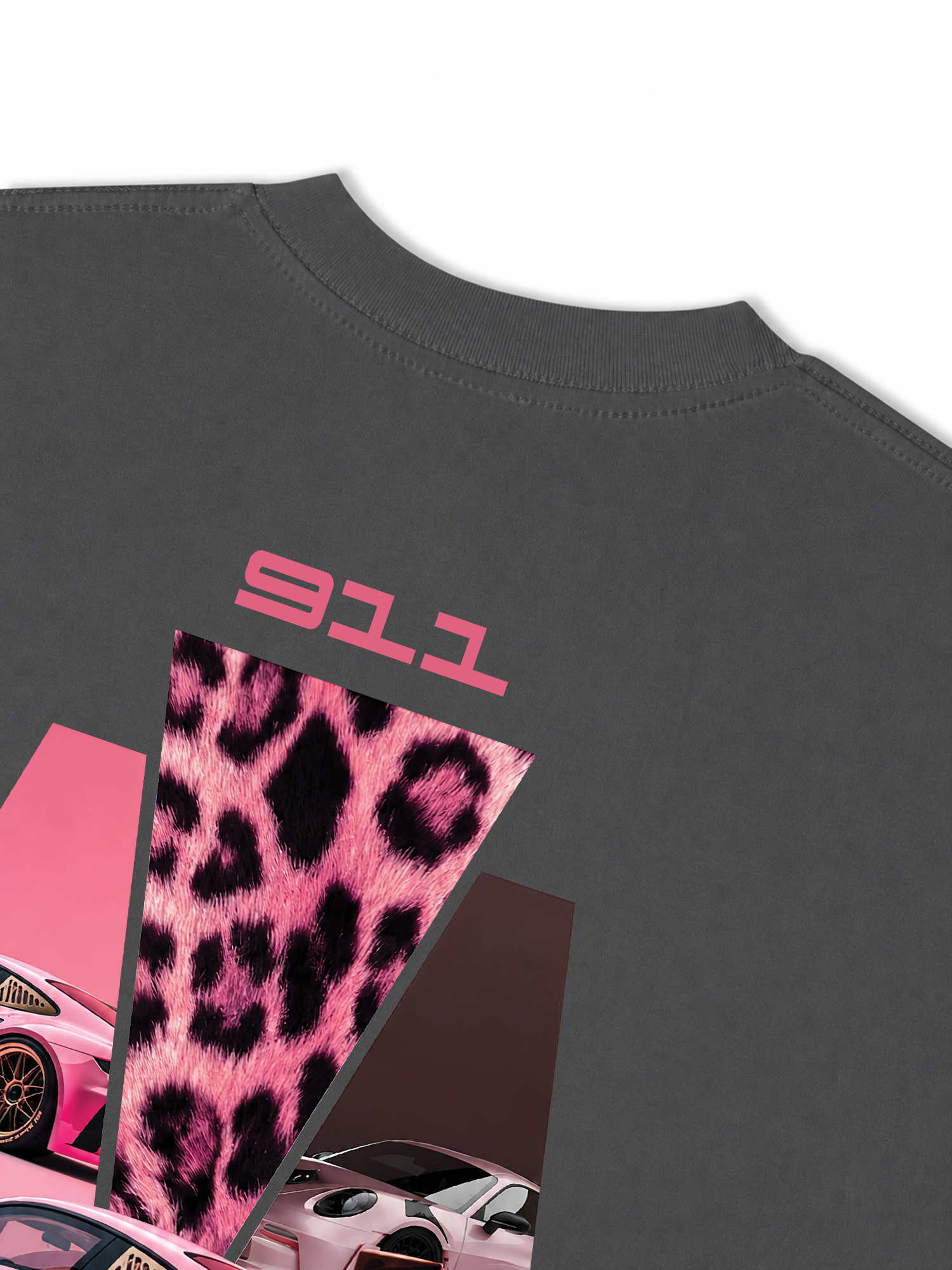 Áo Thun Relaxed Fit Leopard Pink 911