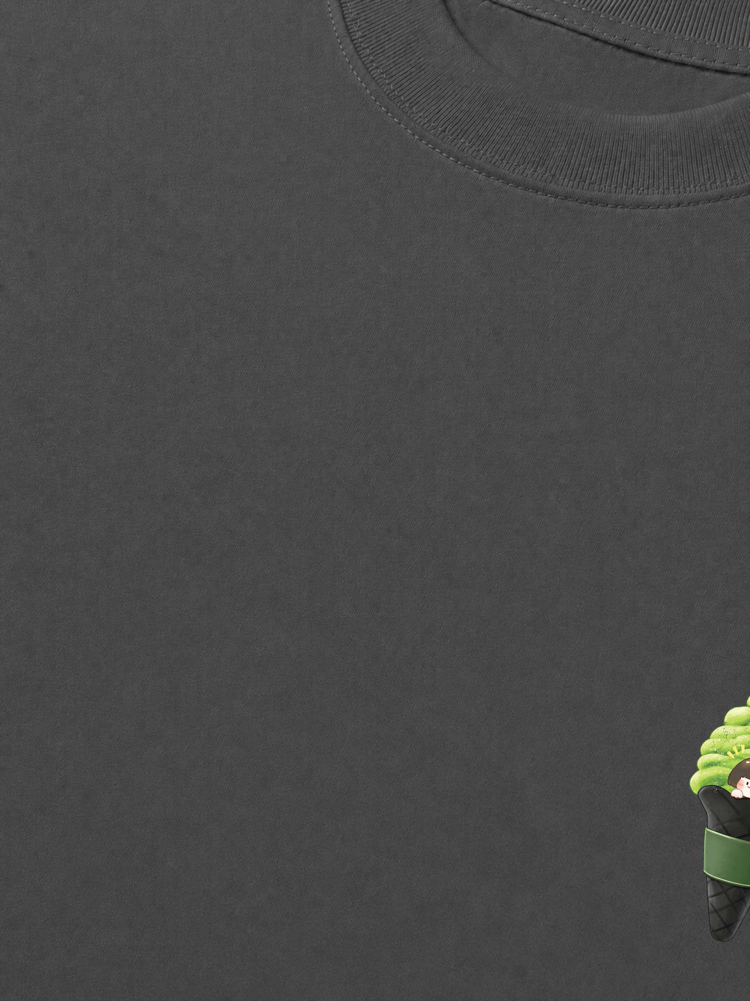 Áo Thun Relaxed Fit Daily Cup Matcha Cream