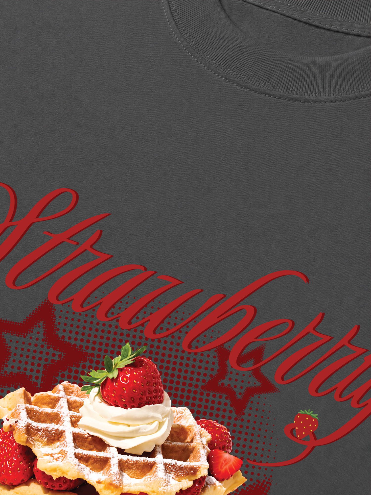 Áo Thun Relaxed Fit Strawberry With Star