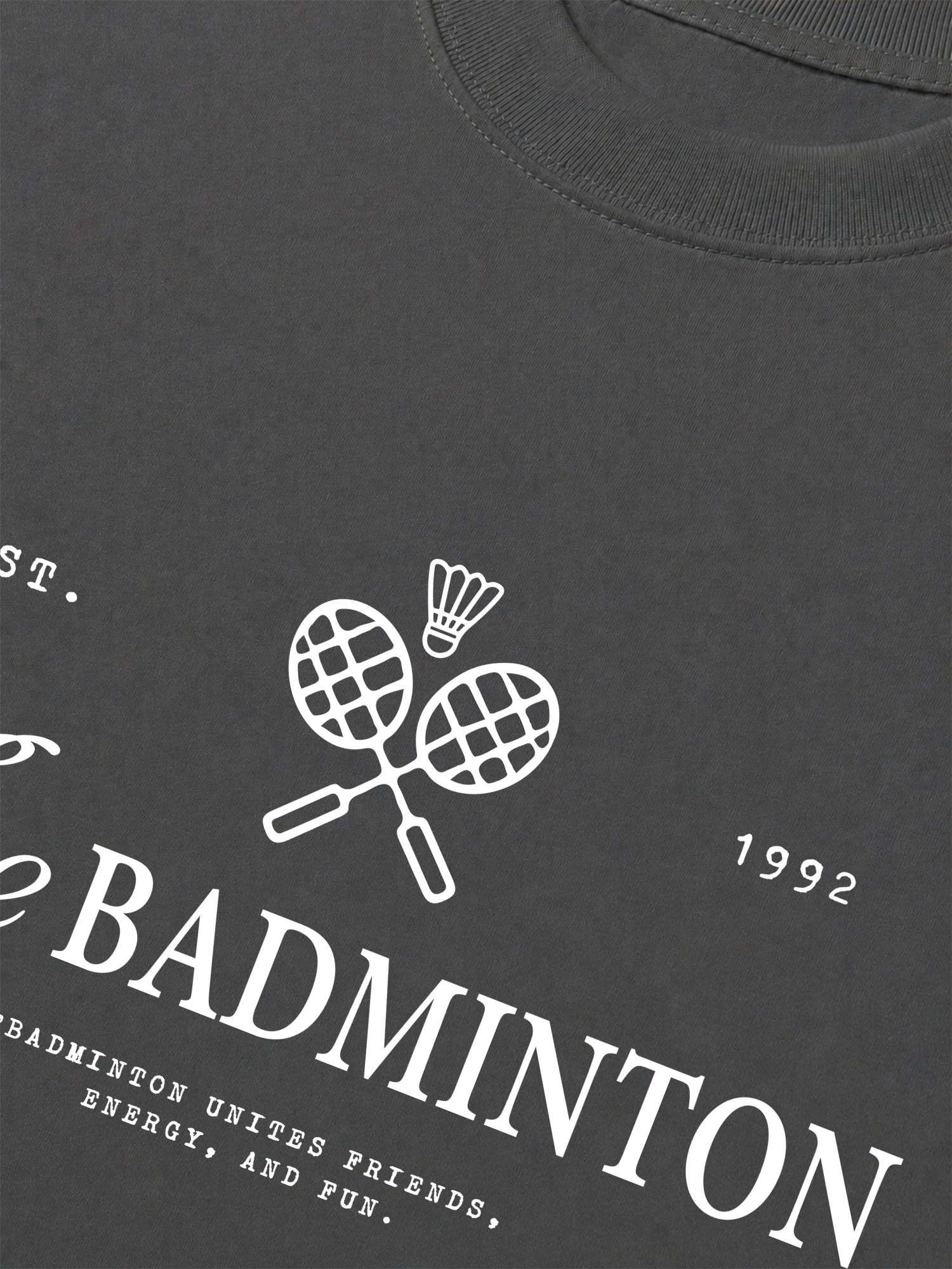 Áo Thun Relaxed Fit The Badminton
