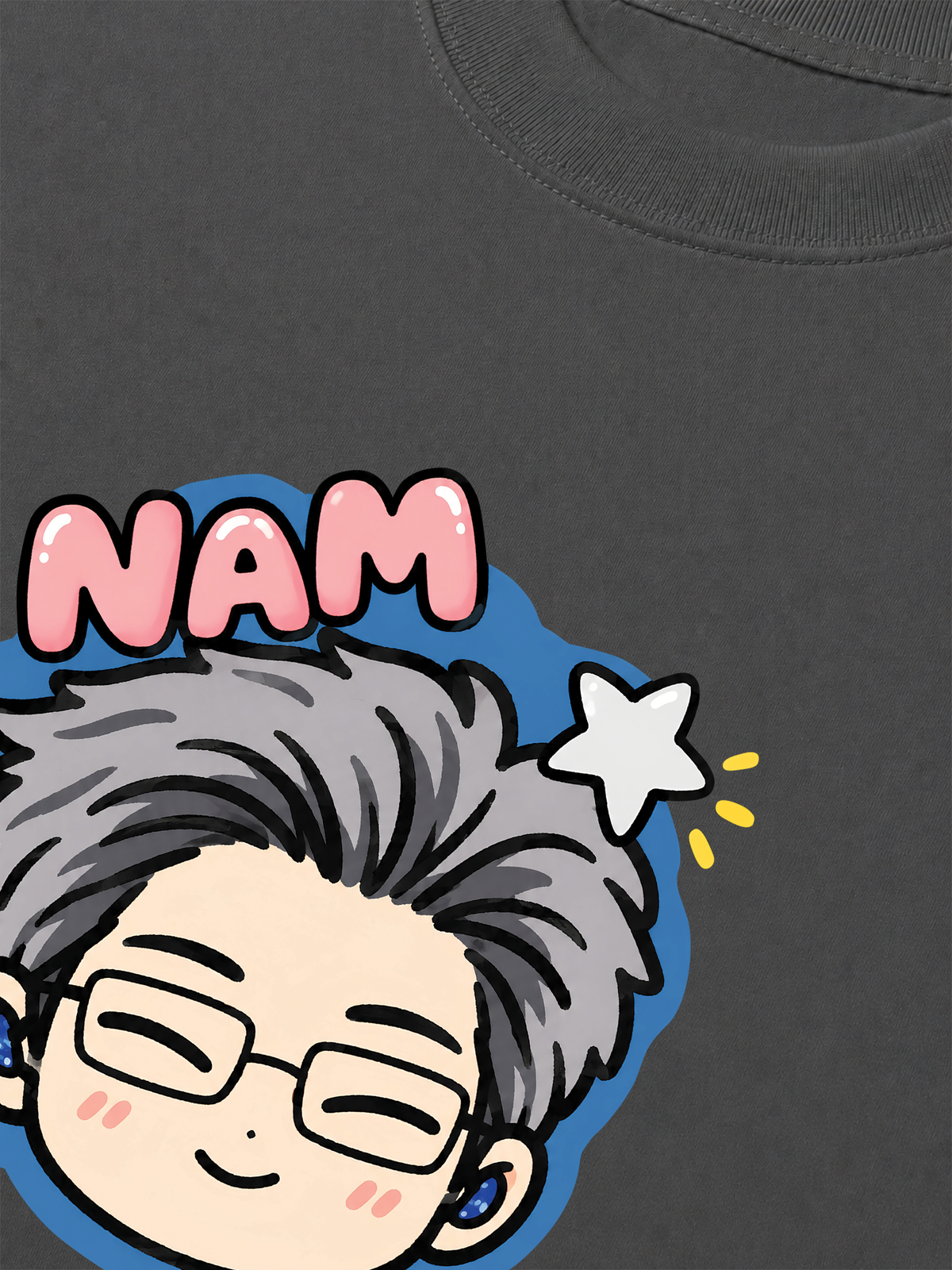 Áo Thun Relaxed Fit RM Chibi
