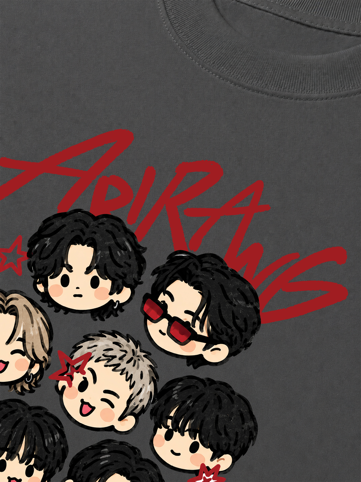 Áo Thun Relaxed Fit BTS Chibi cute