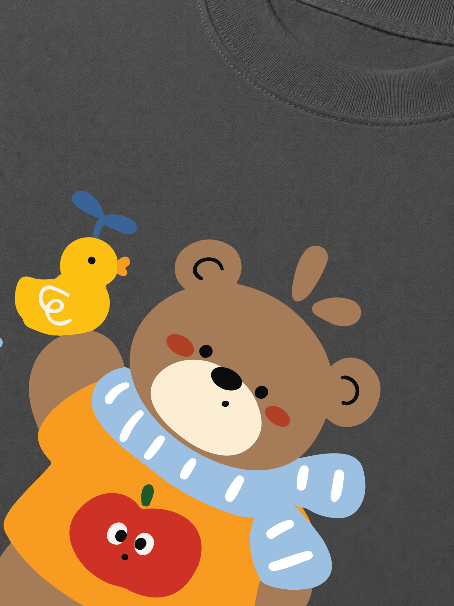 Áo Thun Relaxed Fit Bear Town Happy Bear