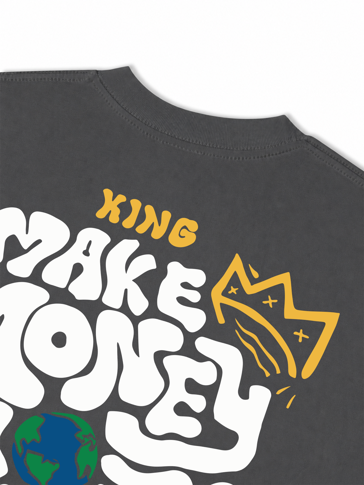 Áo Thun Relaxed Fit Money King Make Not Friend