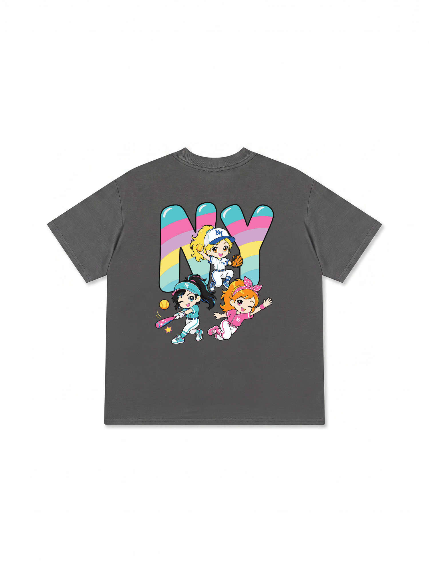 Áo Thun Relaxed Fit Baseball Dream Girls NY