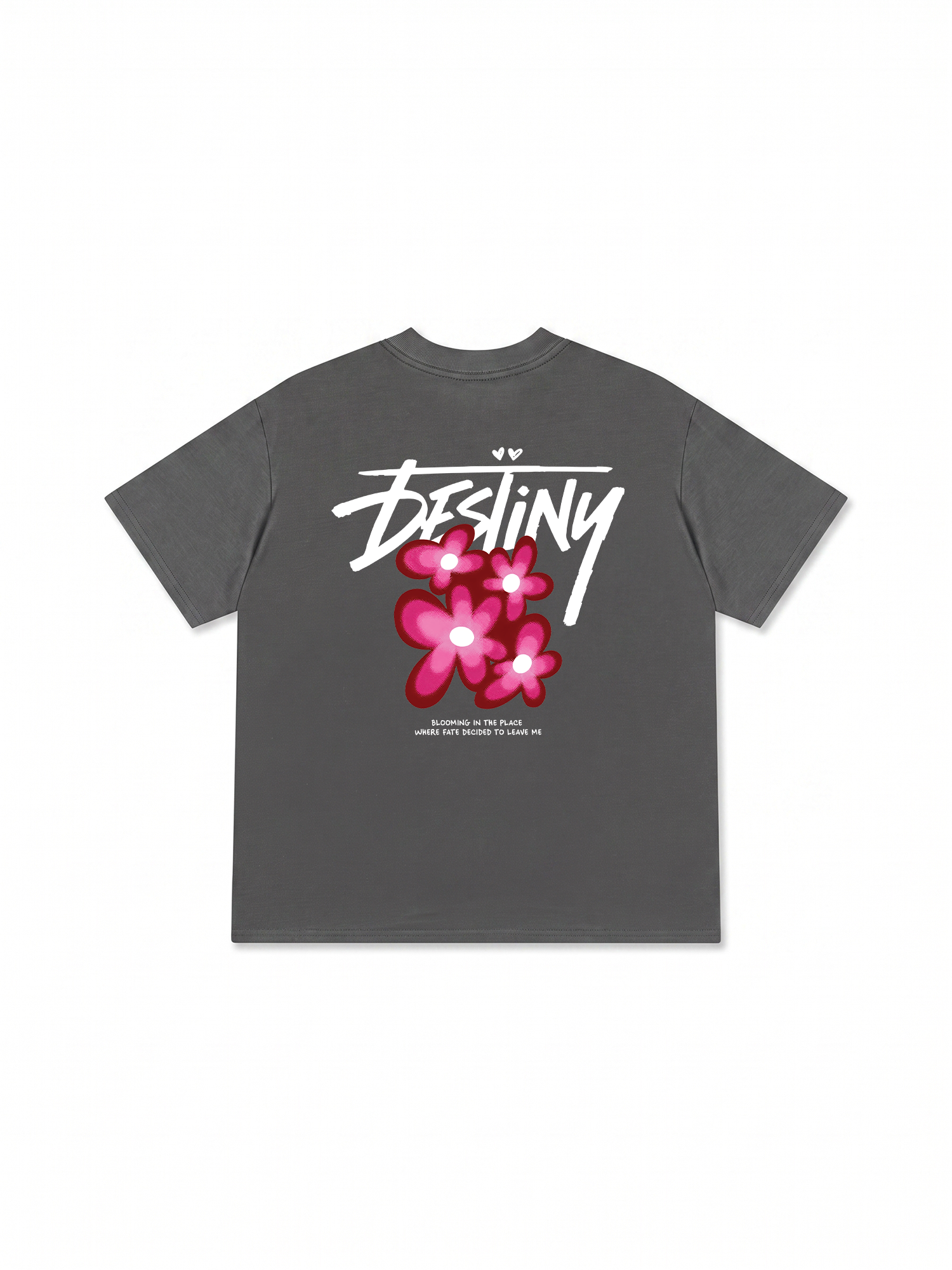 Áo Thun Relaxed Fit Destiny Pink Flower