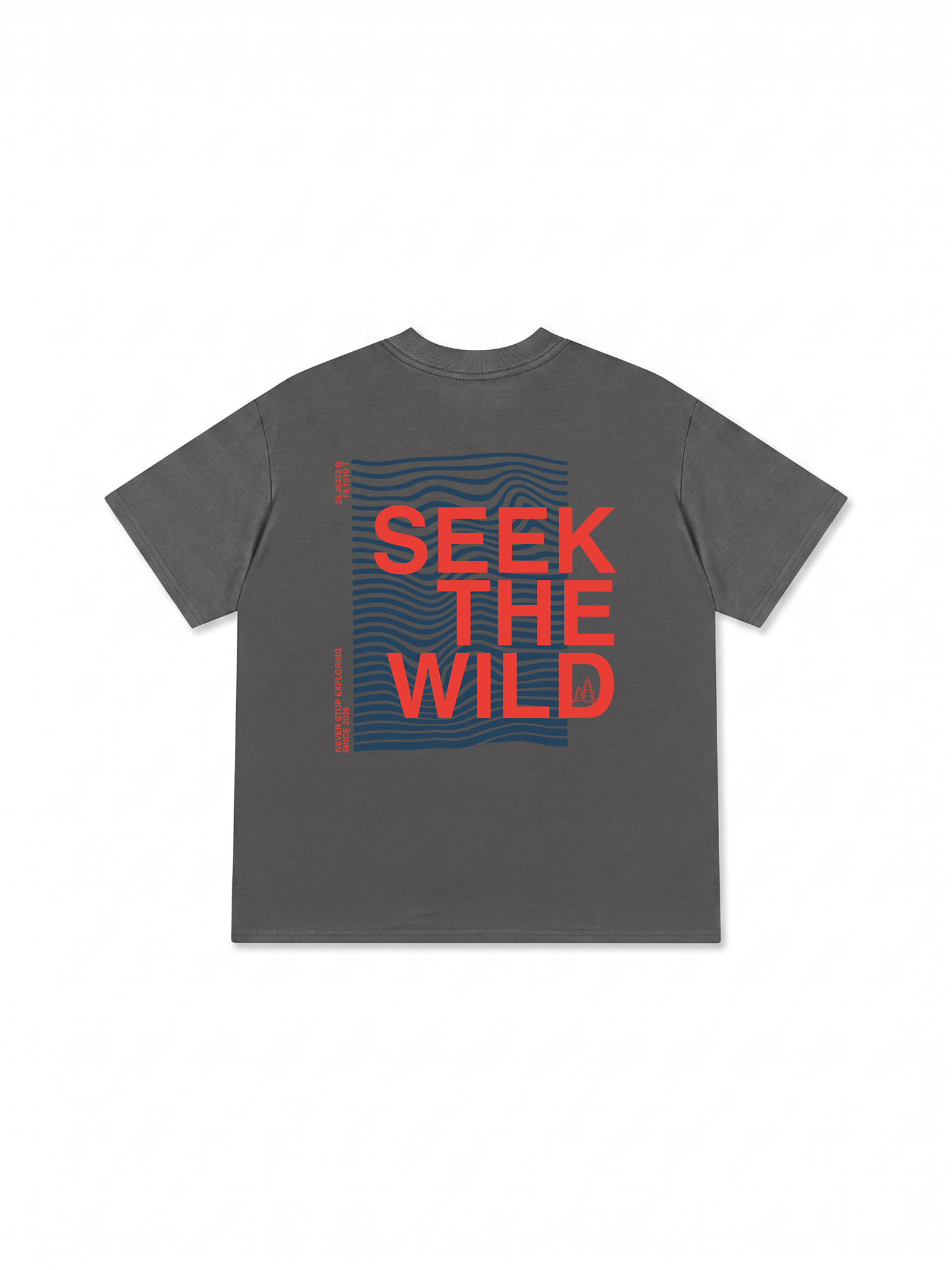 Áo Thun Relaxed Fit Adventure Seek The Wild Since 2026
