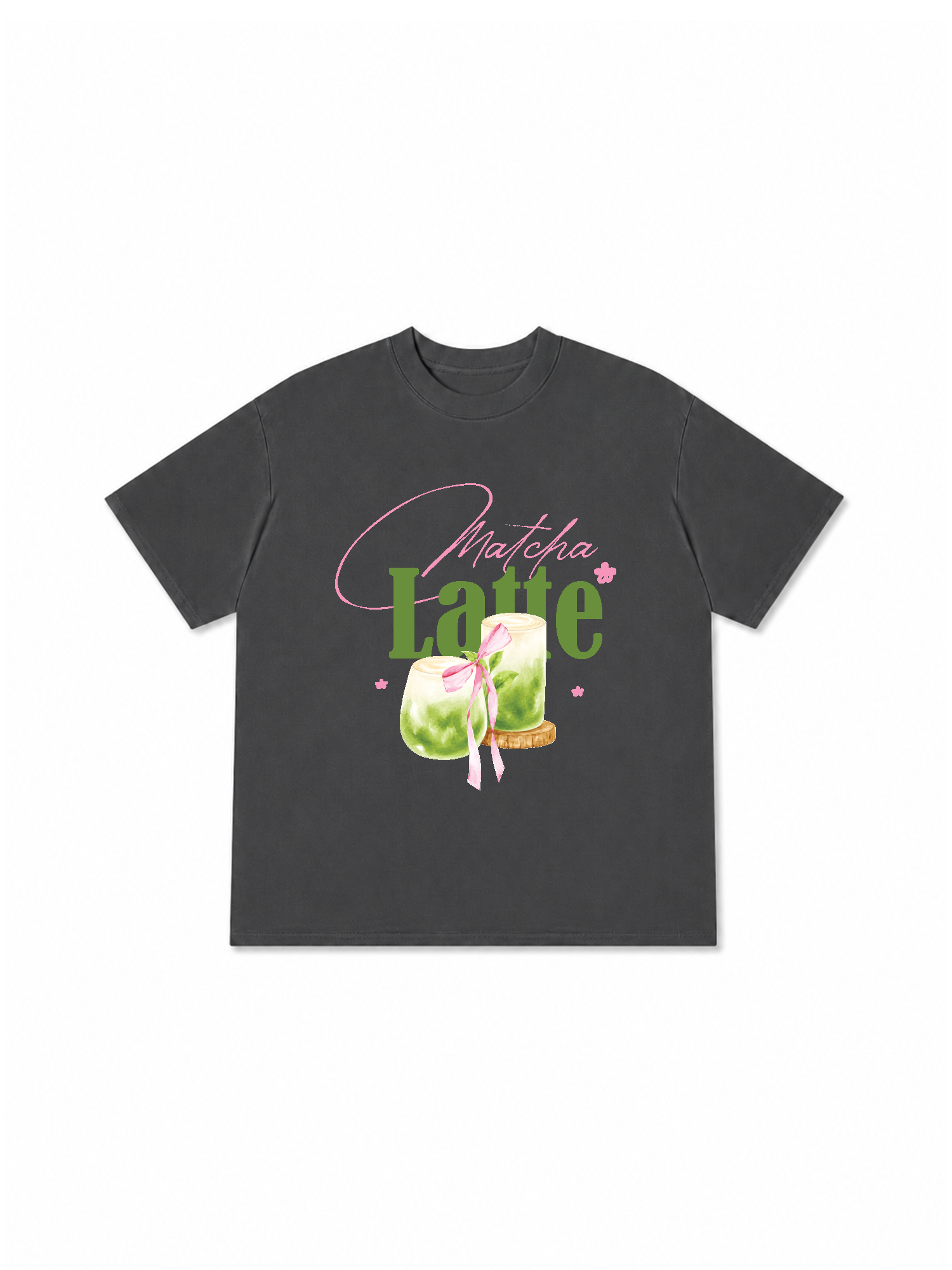 Áo Thun Relaxed Fit Daily Cup Matcha Latte
