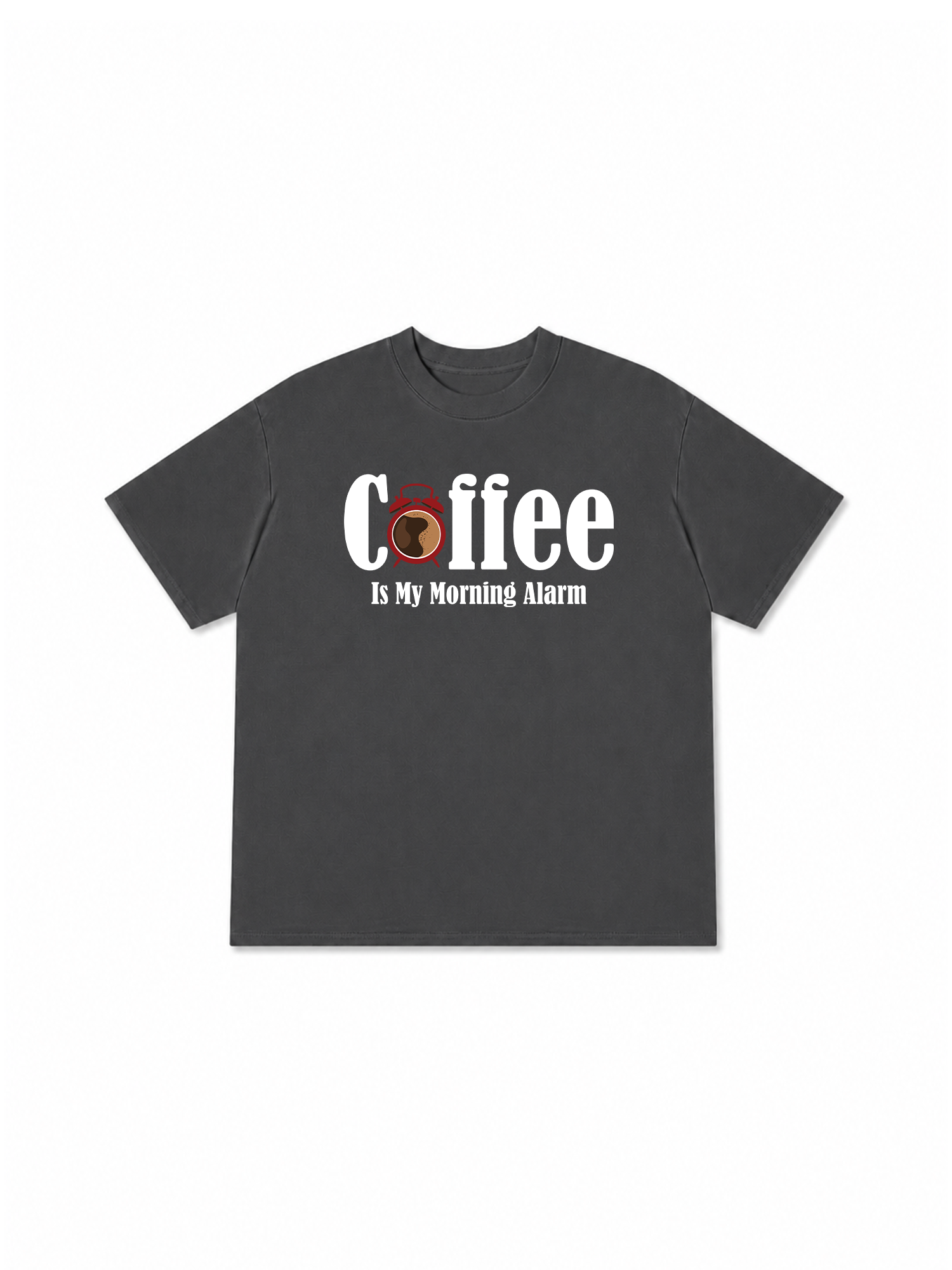 Áo Thun Relaxed Fit Daily Cup Coffe Is My Morning Alarm