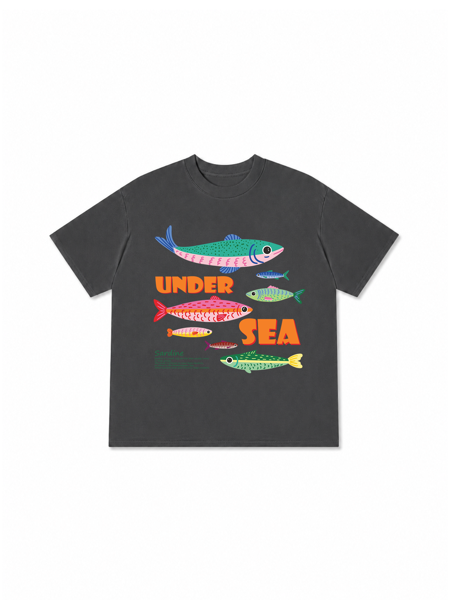 Áo Thun Relaxed Fit Tshirt Tropical Sardine