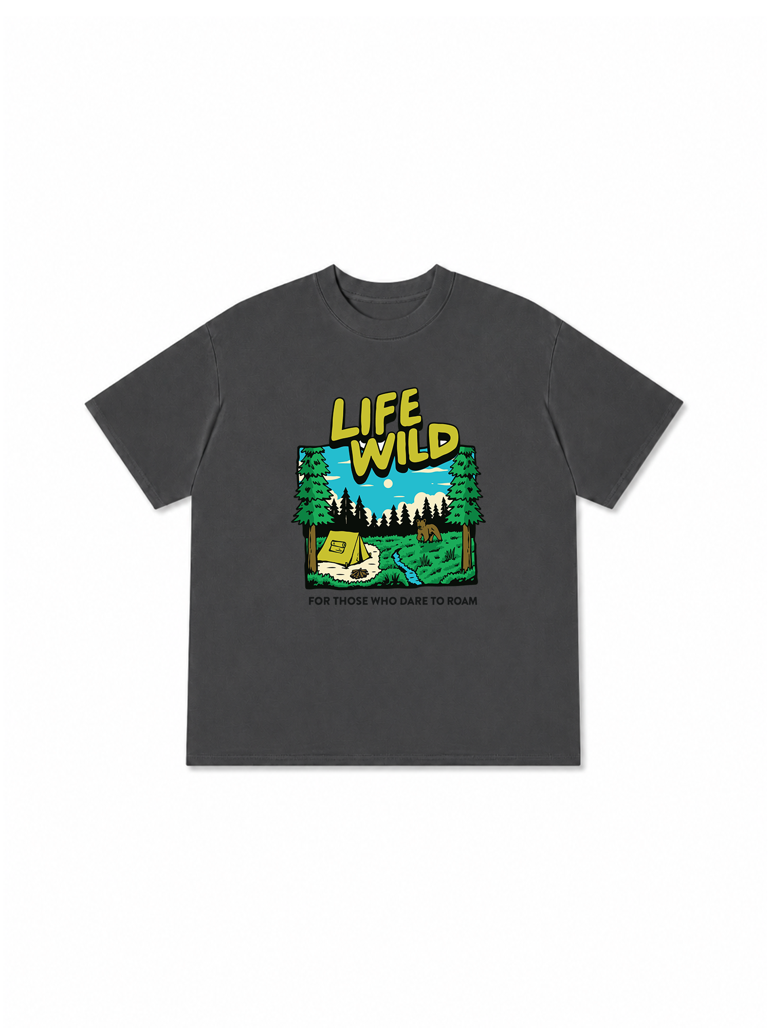 Áo Thun Relaxed Fit Adventure Life Wild