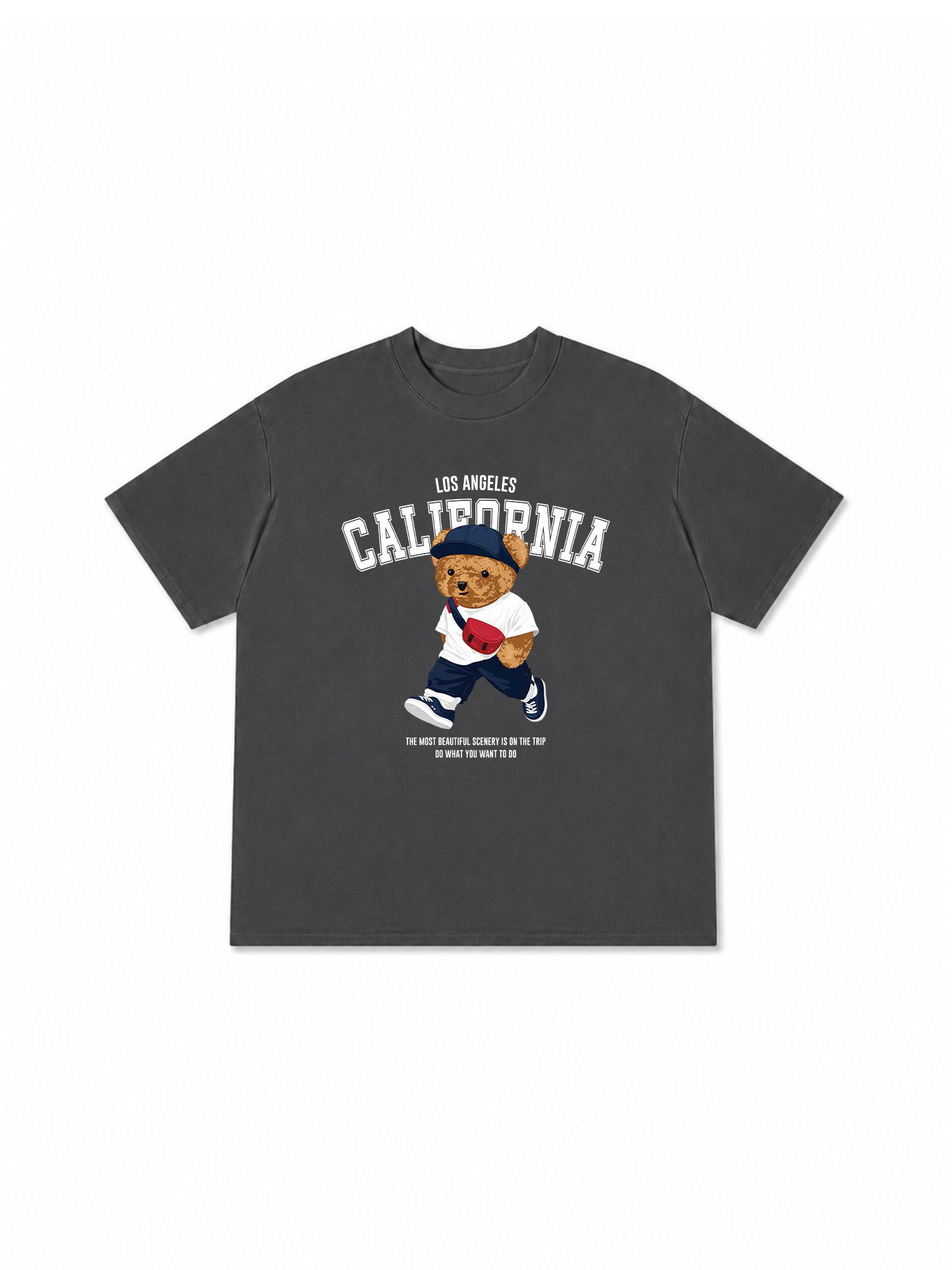 Áo Thun Relaxed Fit Bear Town California