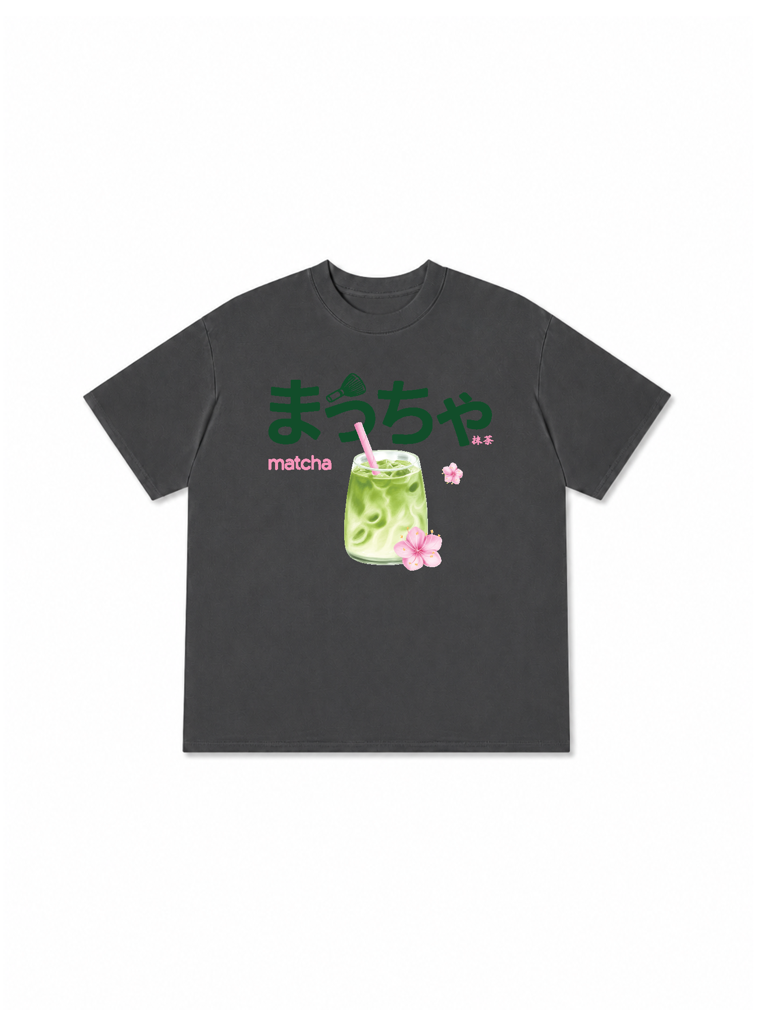 Áo Thun Relaxed Fit Daily Cup Matcha And Flower