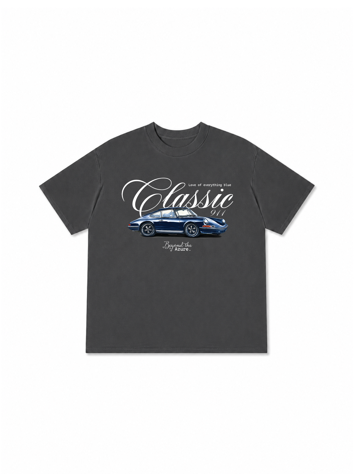 Áo Thun Relaxed Fit Car Love Of Everything Blue Classic 911