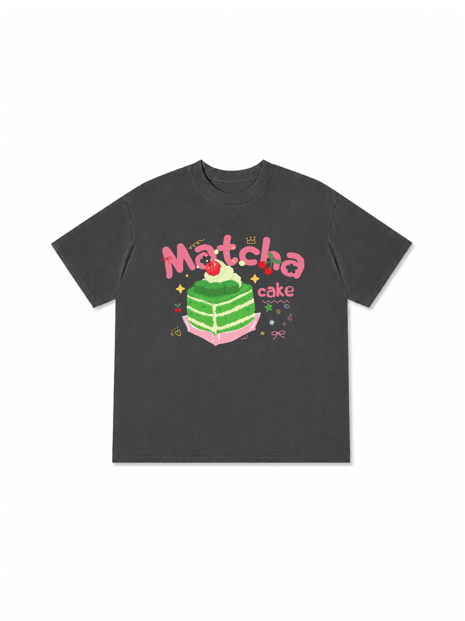 Áo Thun Relaxed Fit Matcha Cake