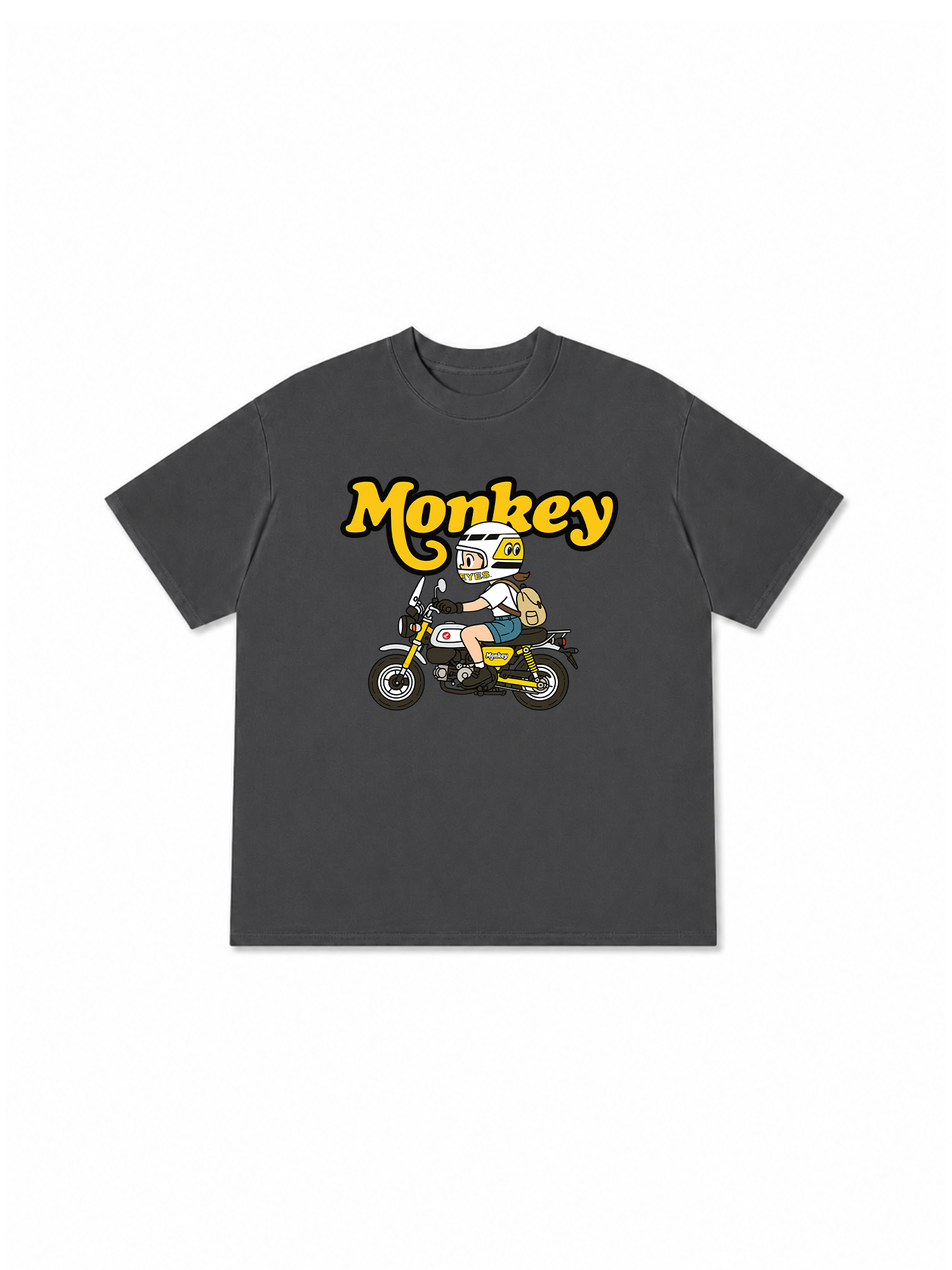 Áo Thun Relaxed Fit Motobike Monkey