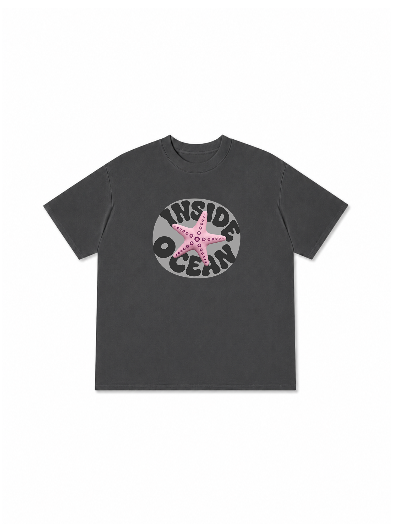 Áo Thun Relaxed Fit Inside Ocean Pink StarFish