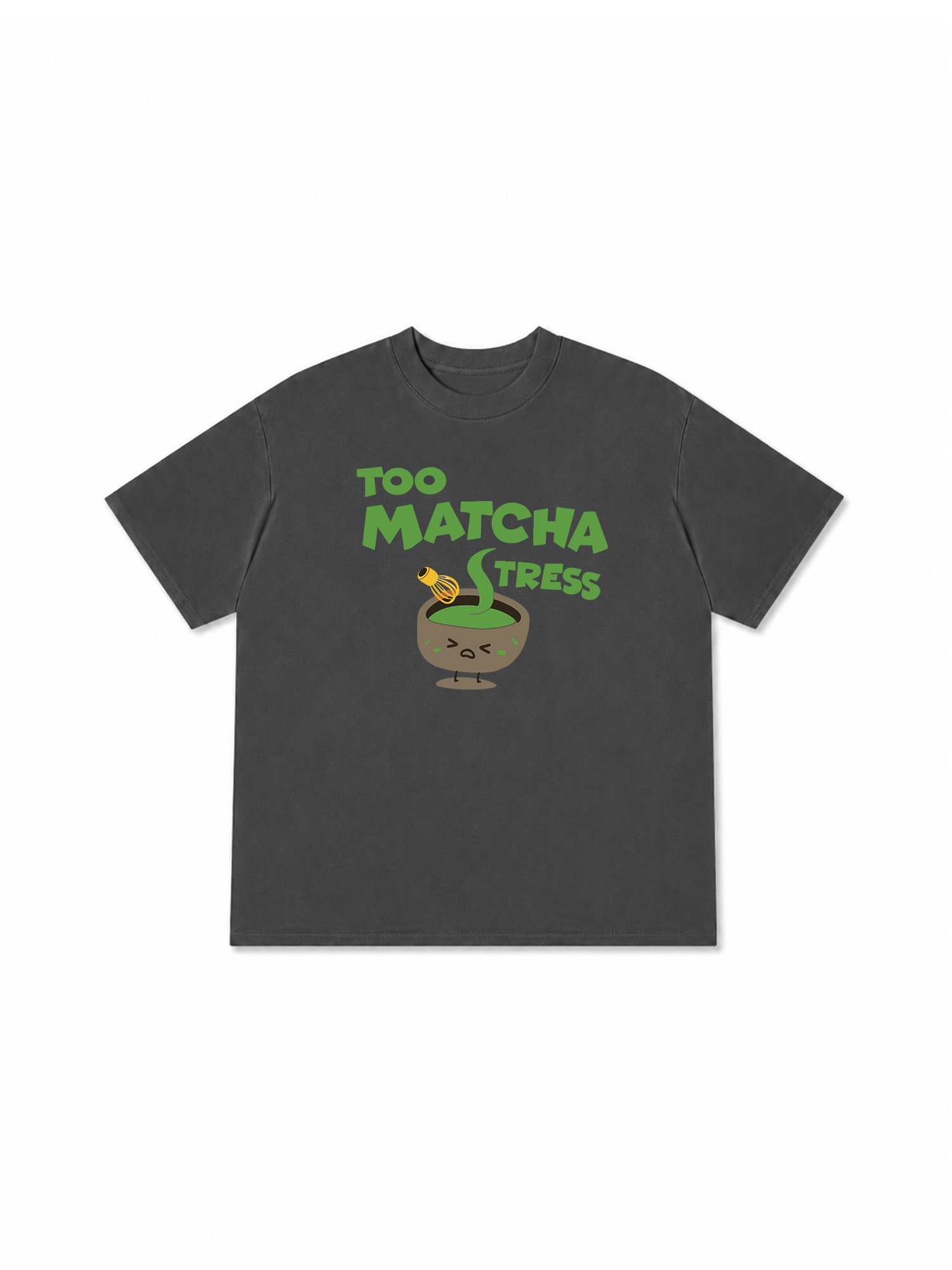 Áo Thun Relaxed Fit Too Matcha Stress