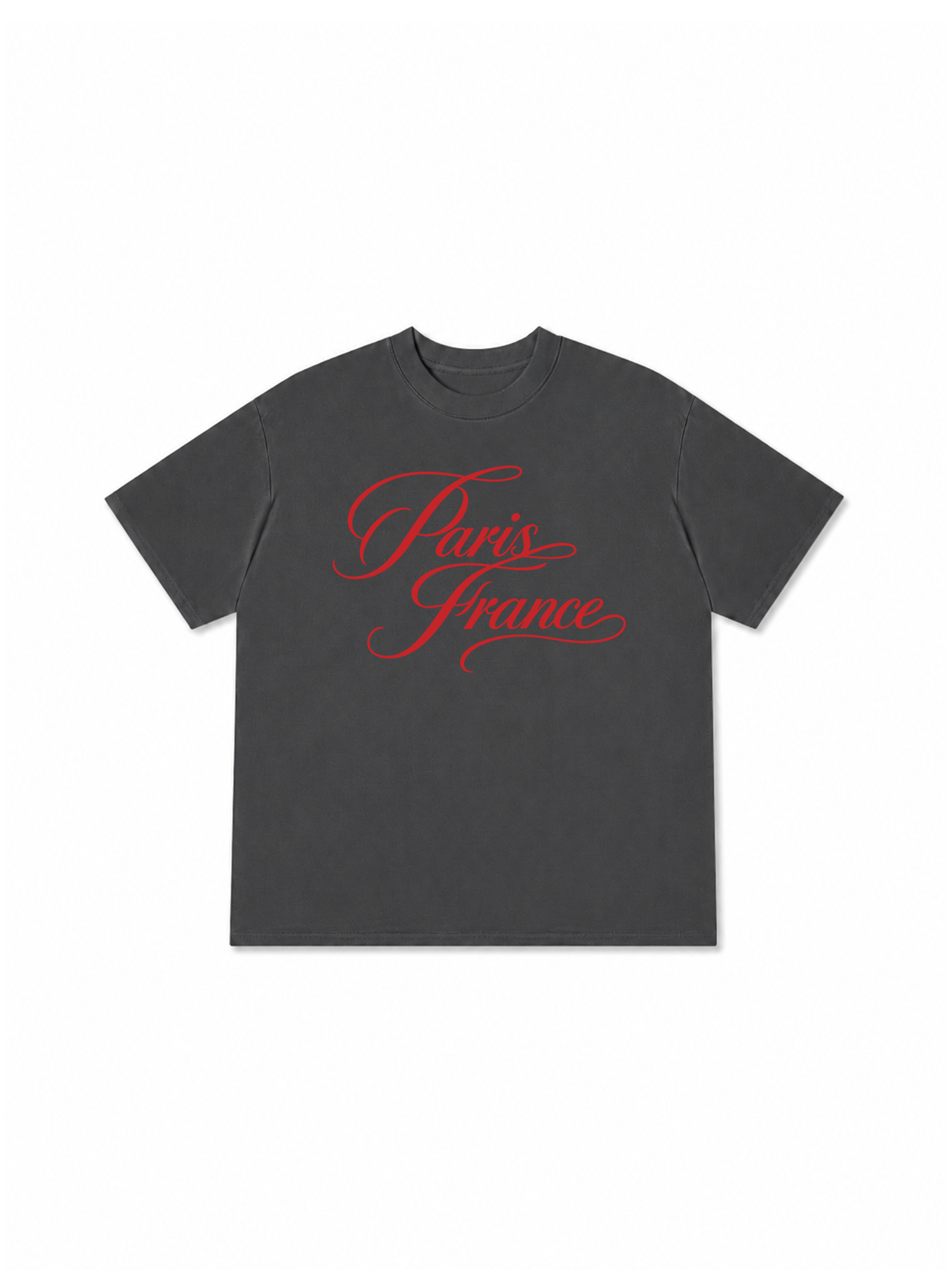 Áo Thun Relaxed Fit Red Paris France