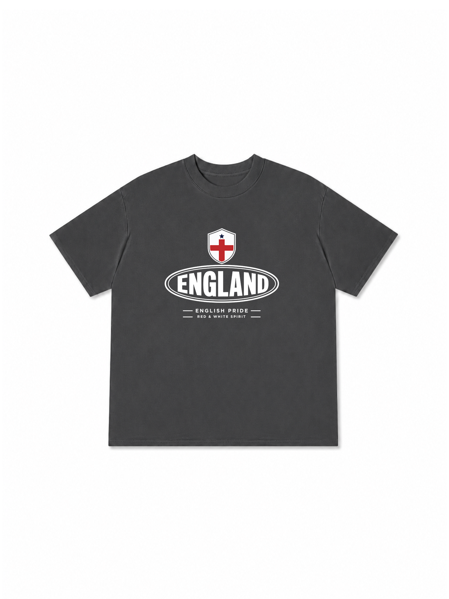 Áo Thun Relaxed Fit Soccer England Red White Spirit