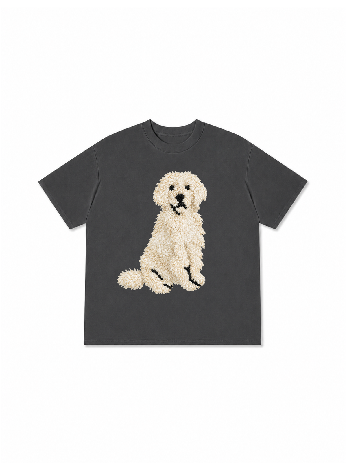 Áo Thun Relaxed Fit White Puppy