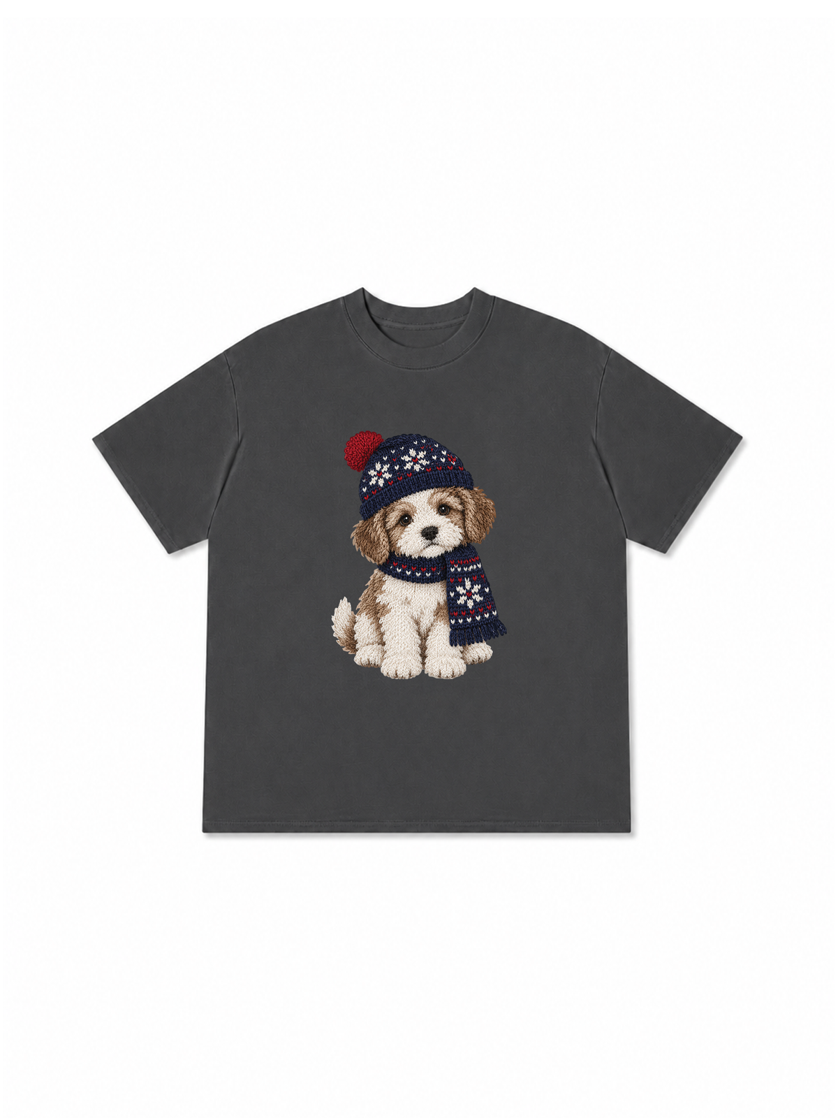 Áo Thun Relaxed Fit Winter Pup