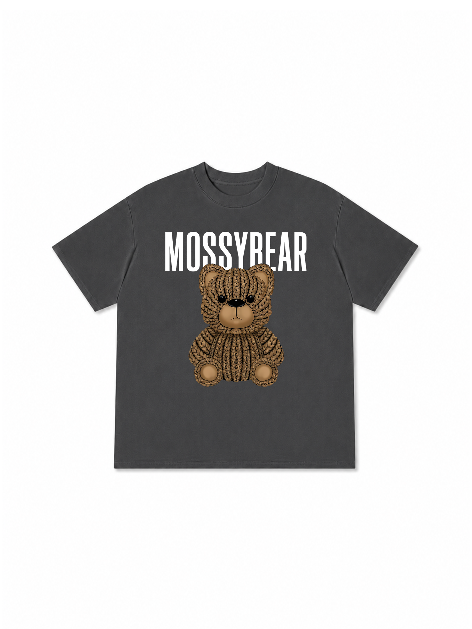 Áo Thun Relaxed Fit Mossy Bear Brown Bear