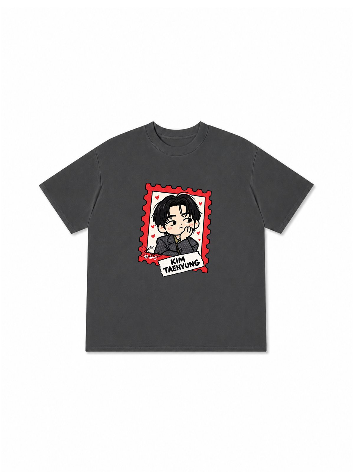 Áo Thun Relaxed Fit Teahyung Chibi