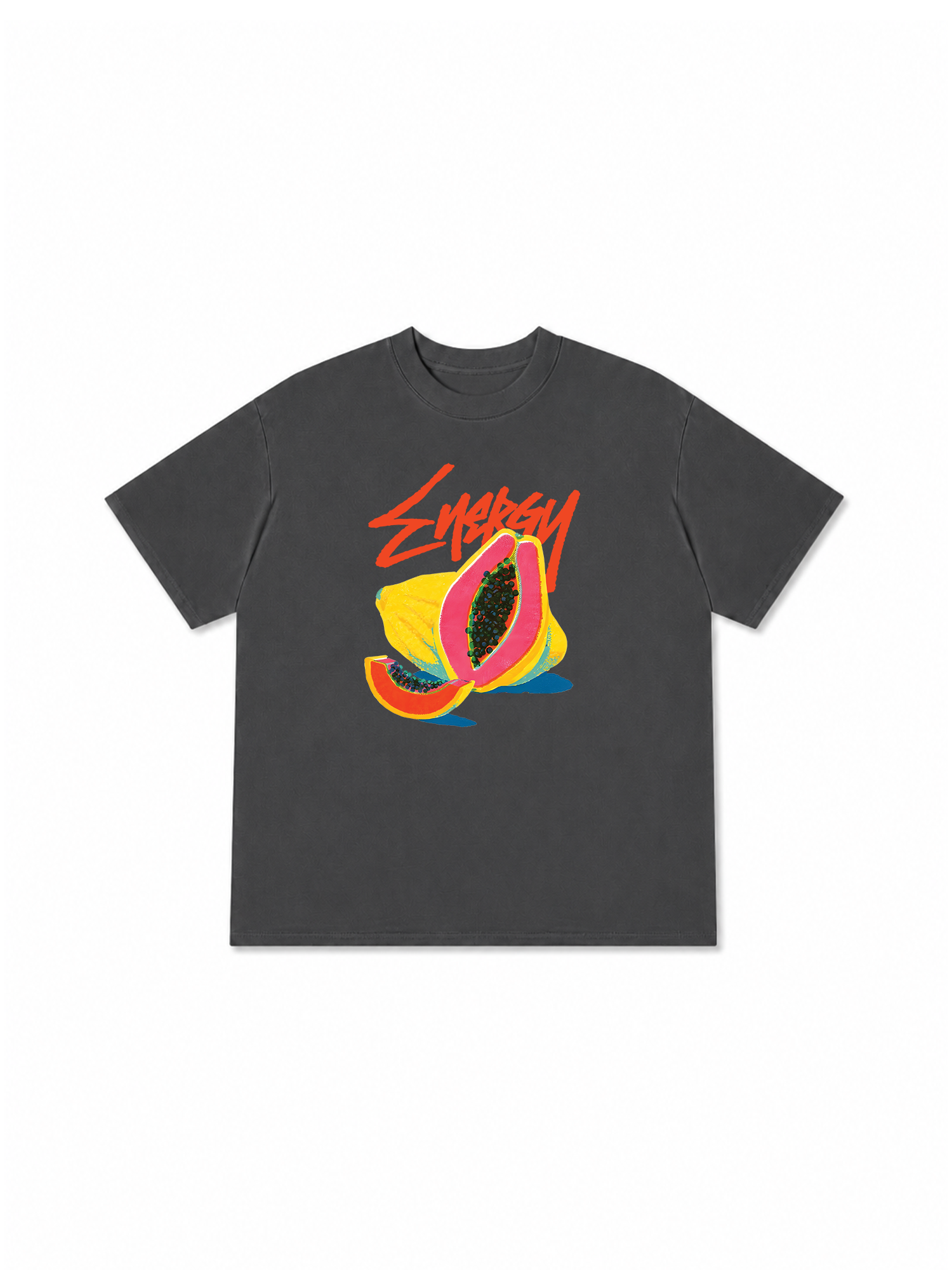 Áo Thun Relaxed Fit Energy Papaya Drip
