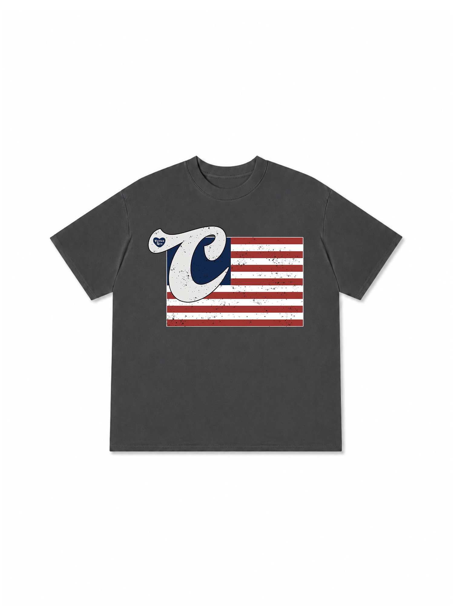 Áo Thun Relaxed Fit USA Vintage Flag