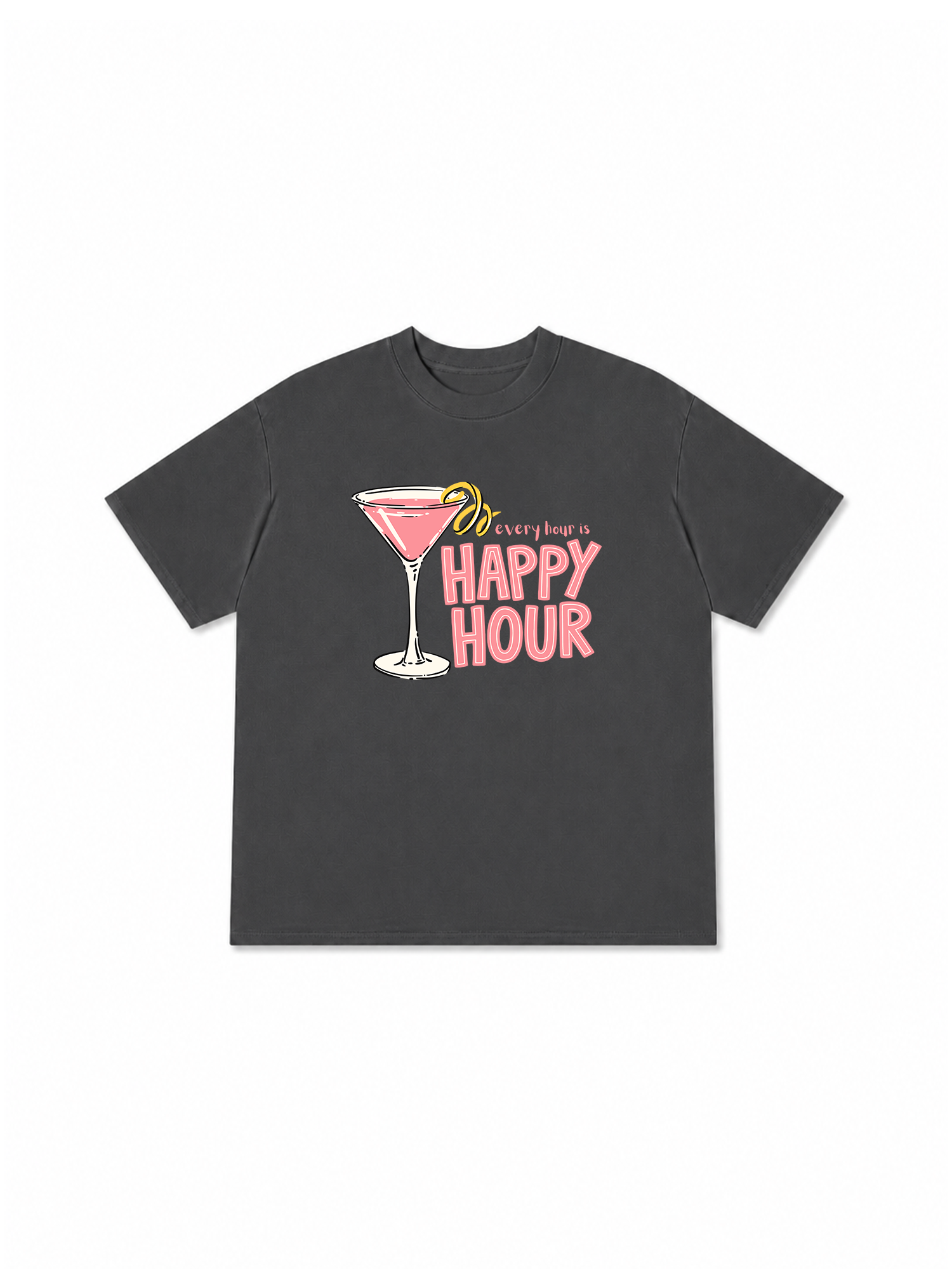 Áo Thun Relaxed Fit Happy Hour