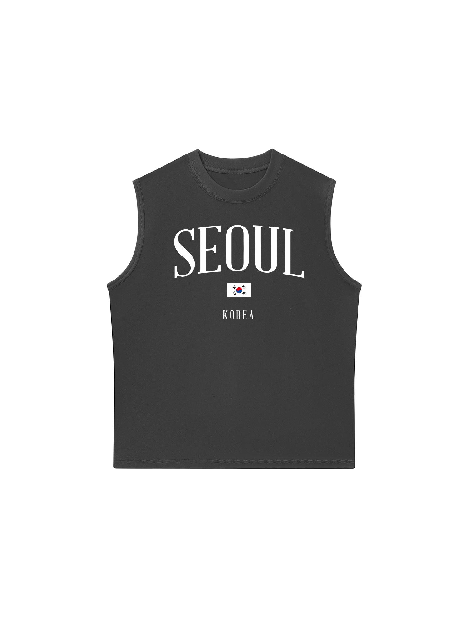 Áo Ba Lỗ Relaxed Fit Seoul Korea Classic