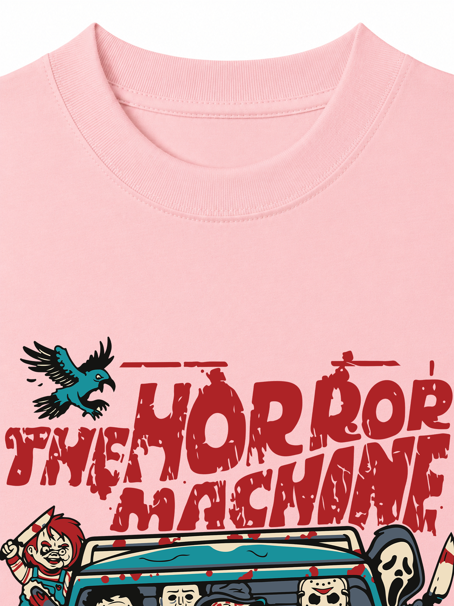 Áo Thun Relaxed Fit Horror Machine