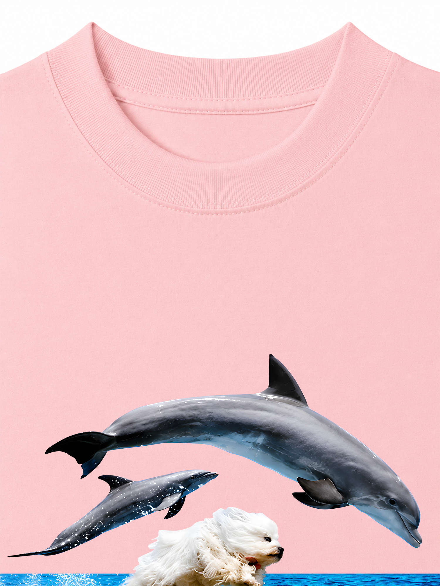 Áo Thun Relaxed Fit I Just Gotta Be Me Dog And Dolphin