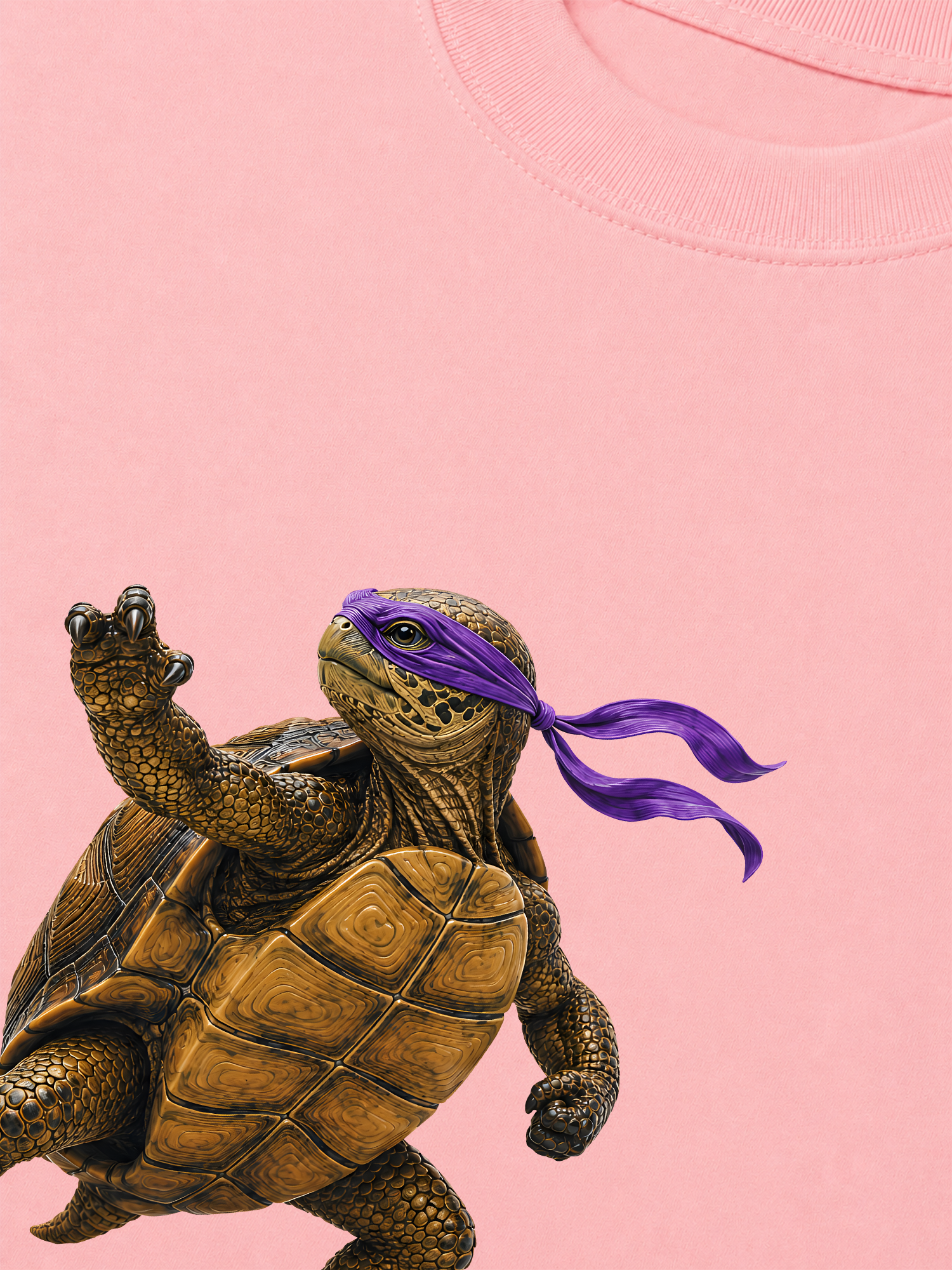 Áo Thun Relaxed Fit Purple Turtle