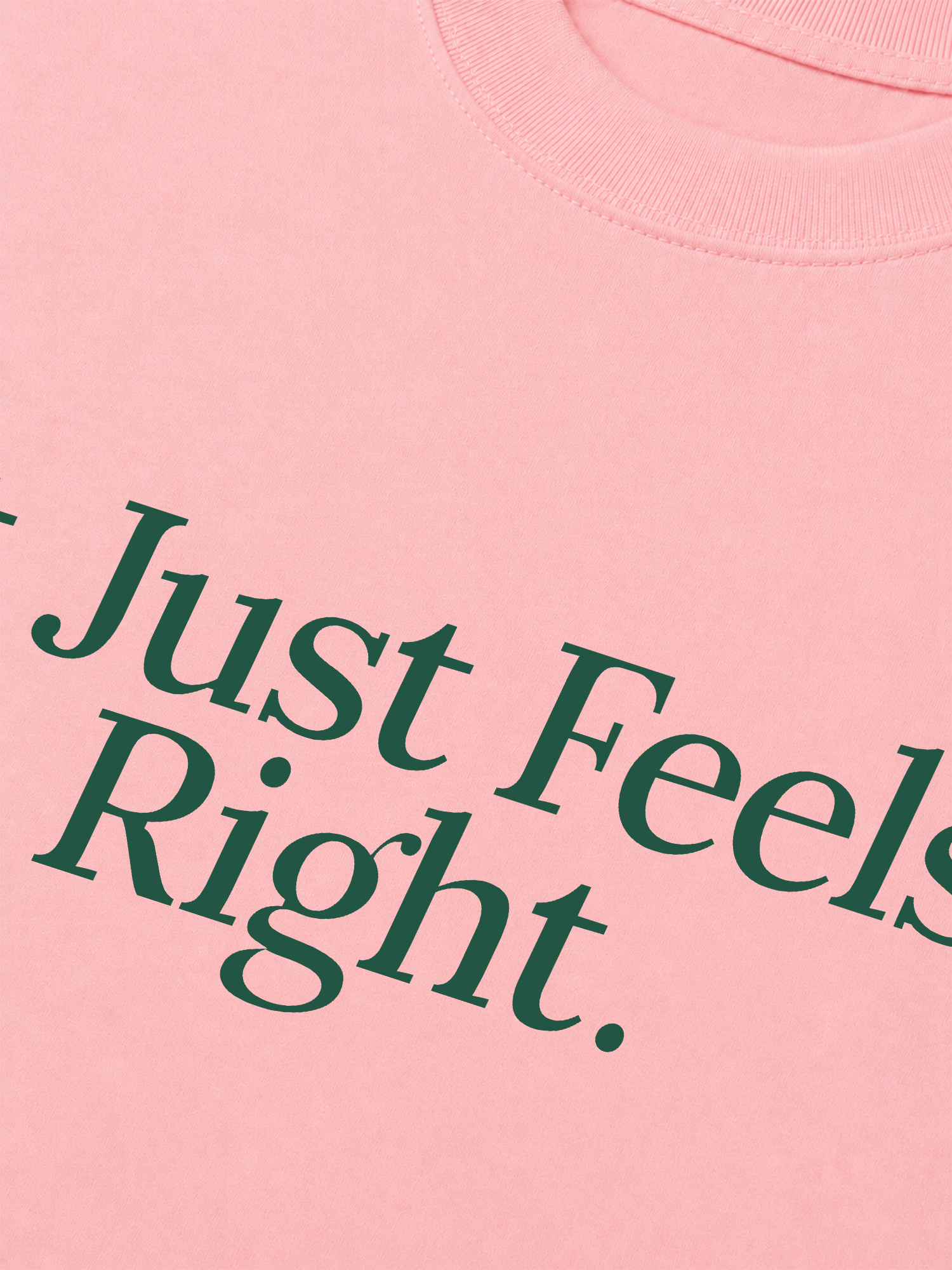 Áo Thun Relaxed Fit It Just Feels Right