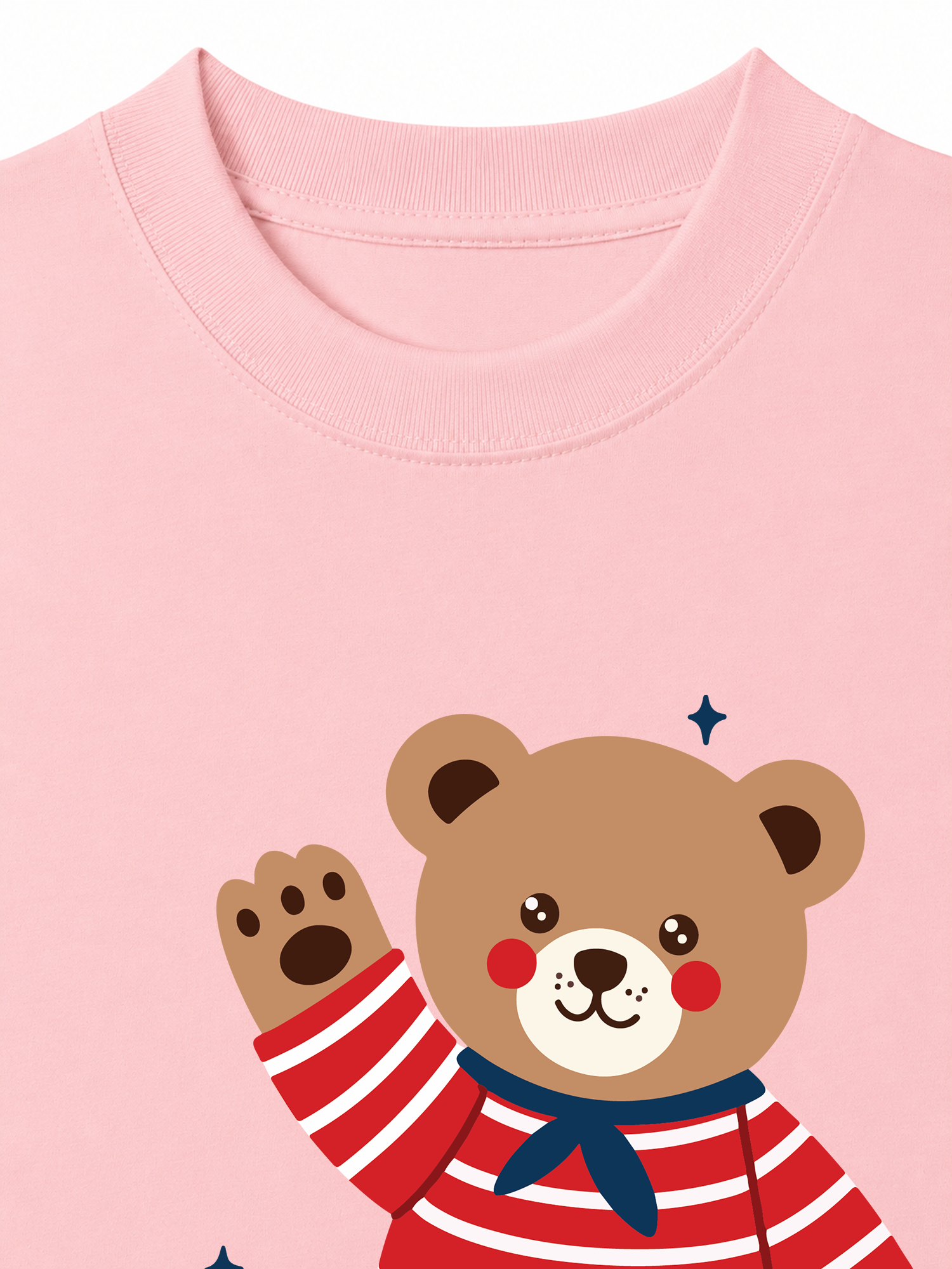 Áo Thun Relaxed Fit Bear Town Bear With Books