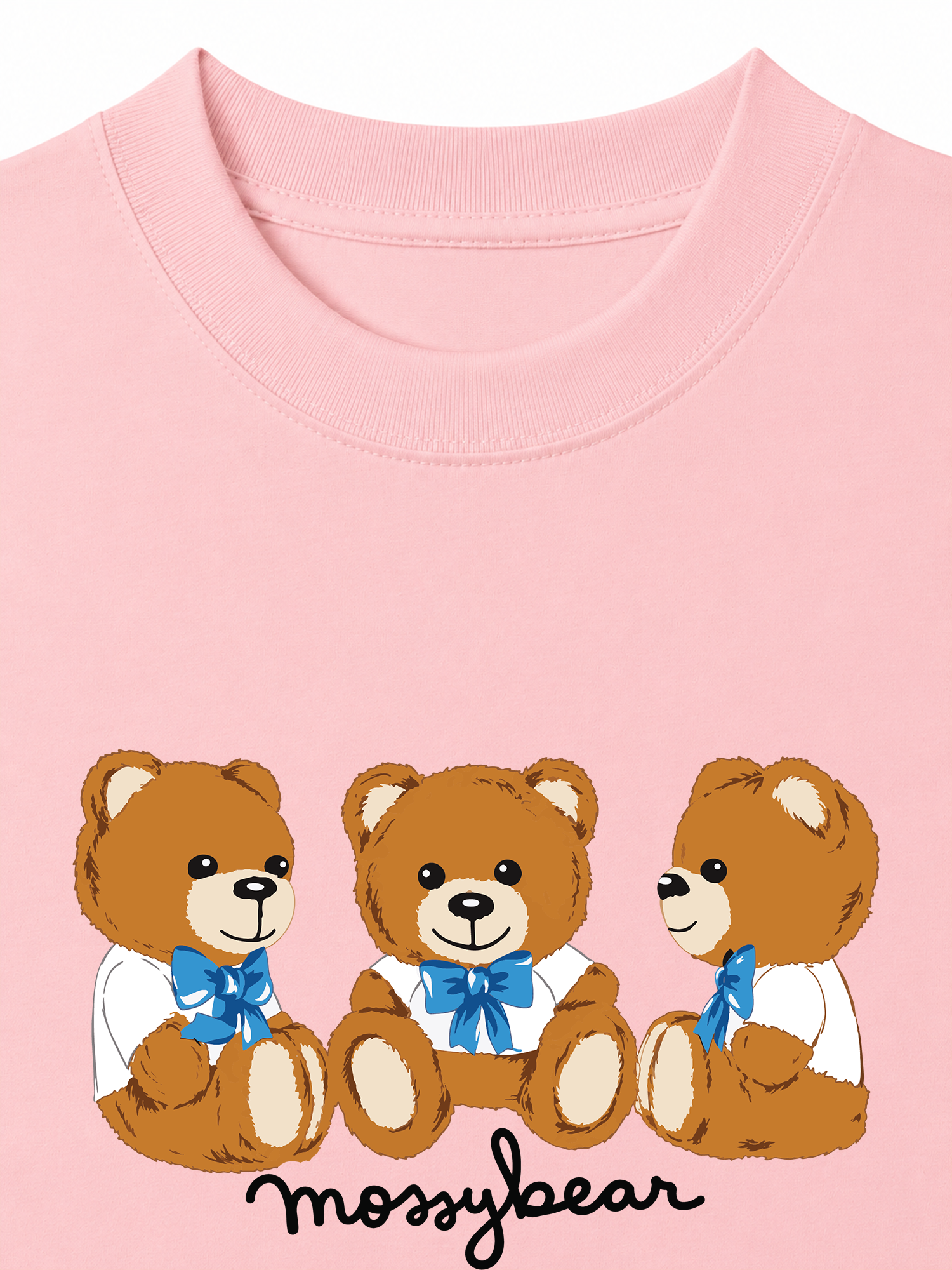Áo Thun Relaxed Fit Mossy Bear Three Bear