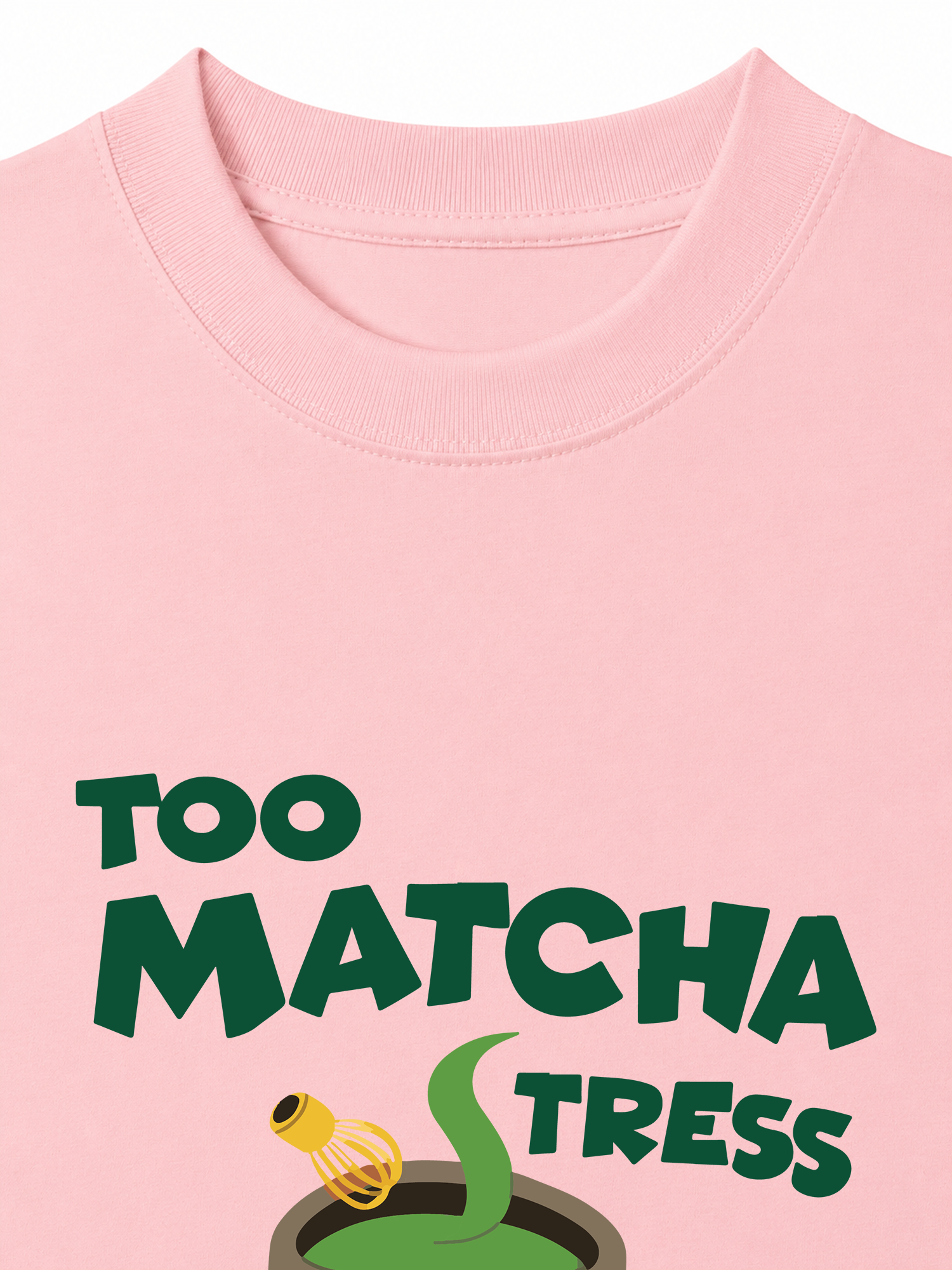 Áo Thun Relaxed Fit Too Matcha Stress