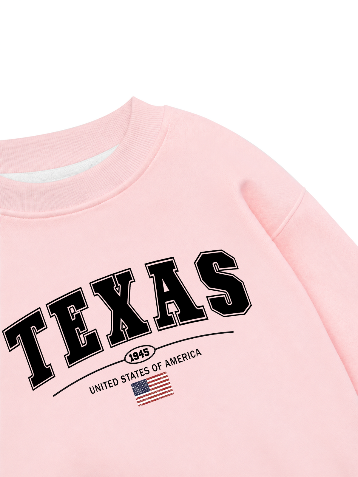 Áo Sweater Nỉ Hai Da USA Texas 1945